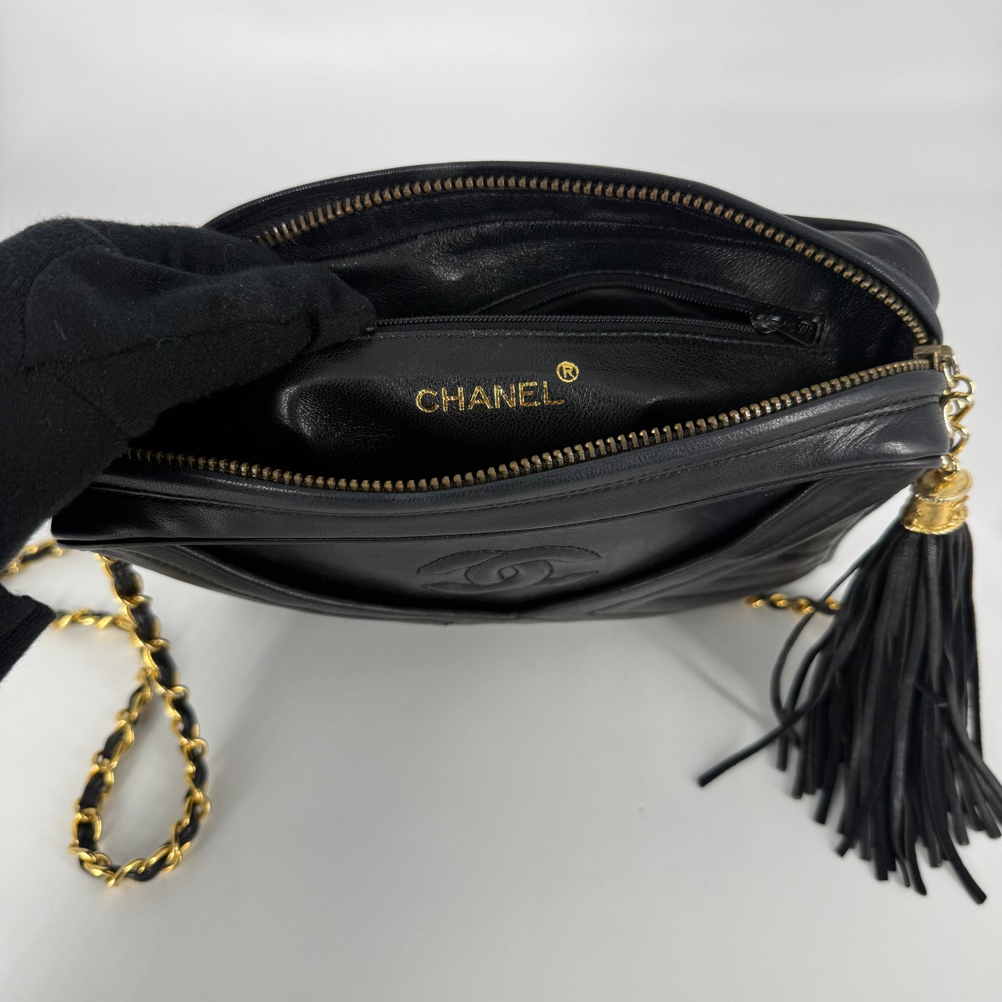 CHANEL Camera Bag – Lambskin 24K-Gold