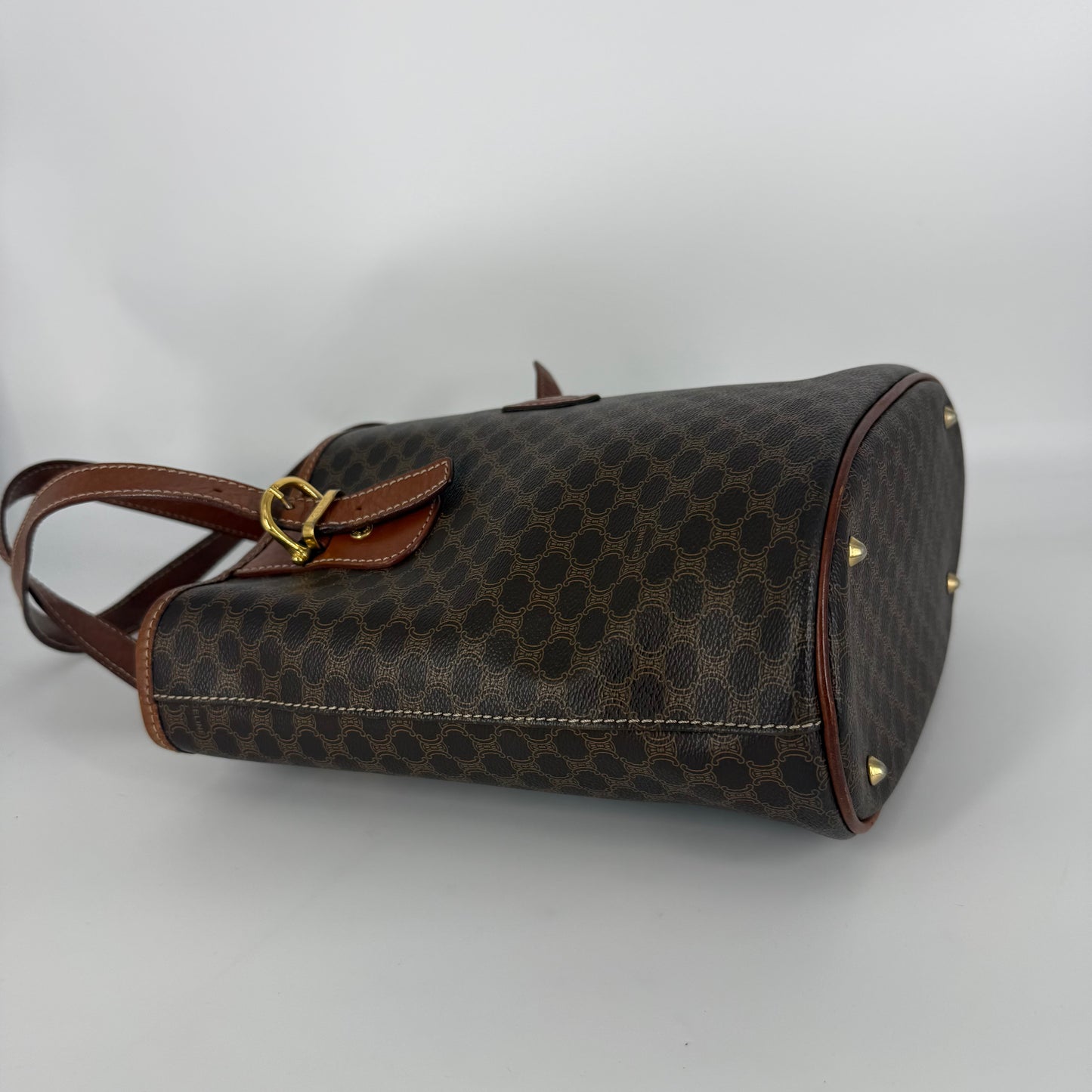 CÉLINE Macadam Bucket Tote Bag