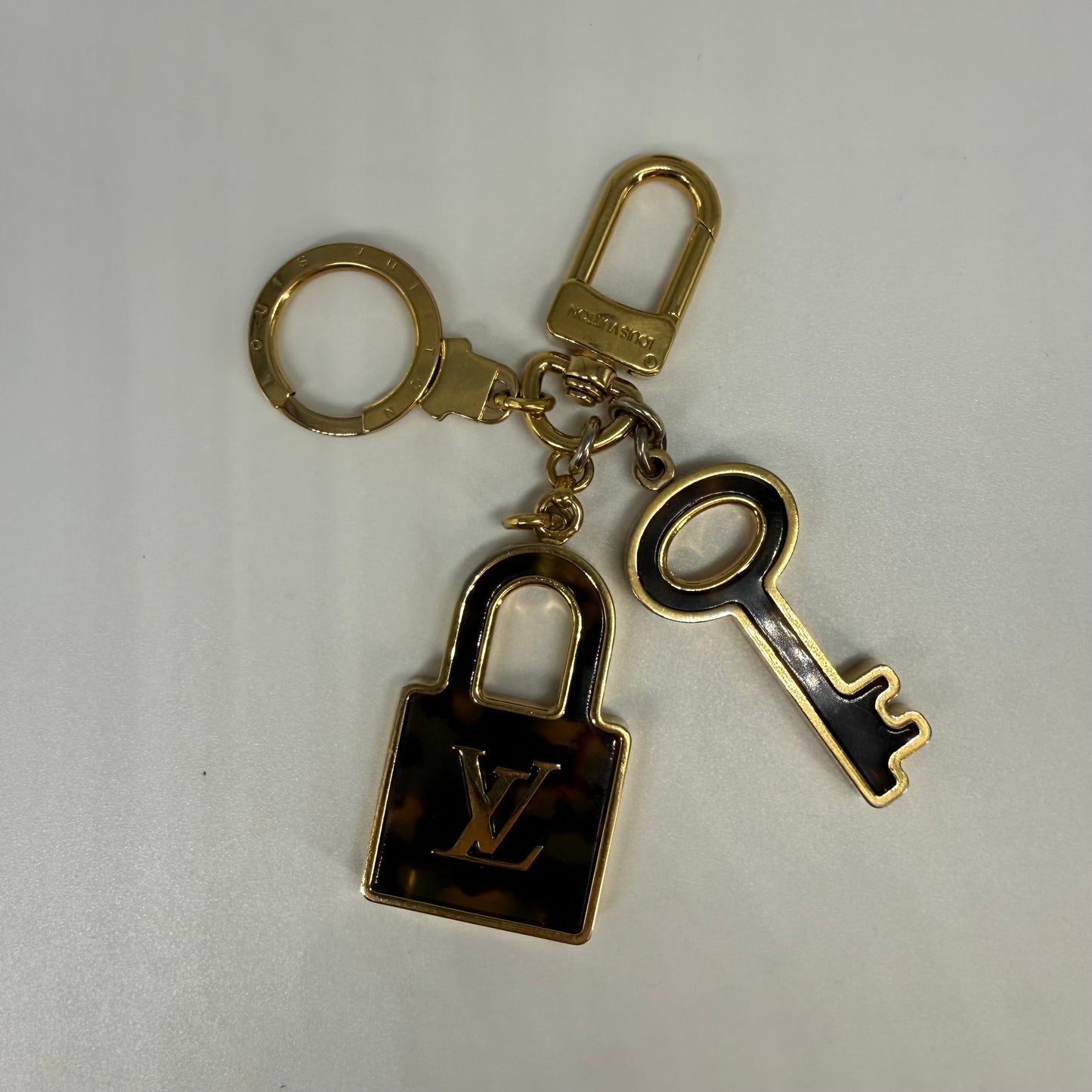 Louis Vuitton Padlock & Key Bag Charm