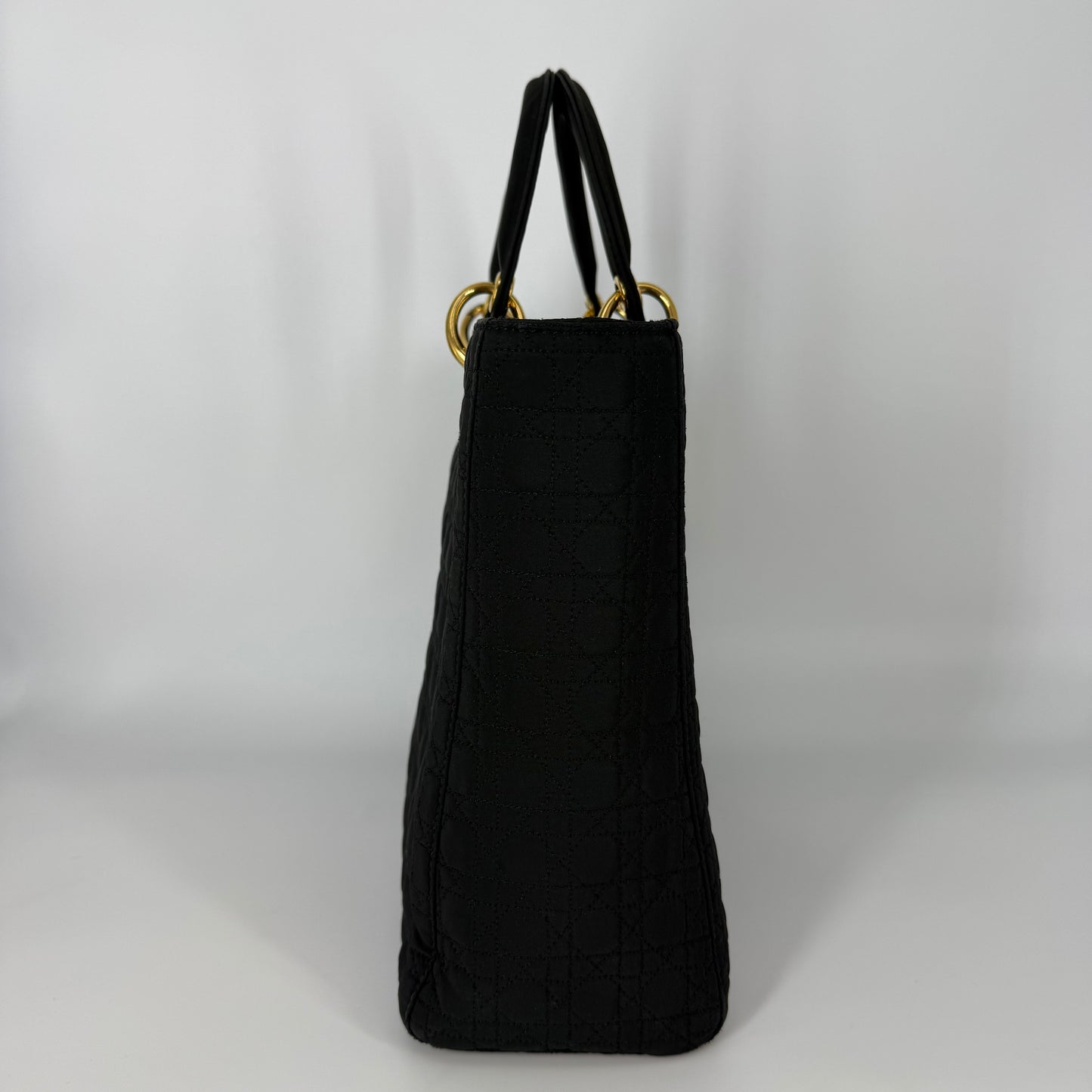 LADY DIOR Large – Black Nylon