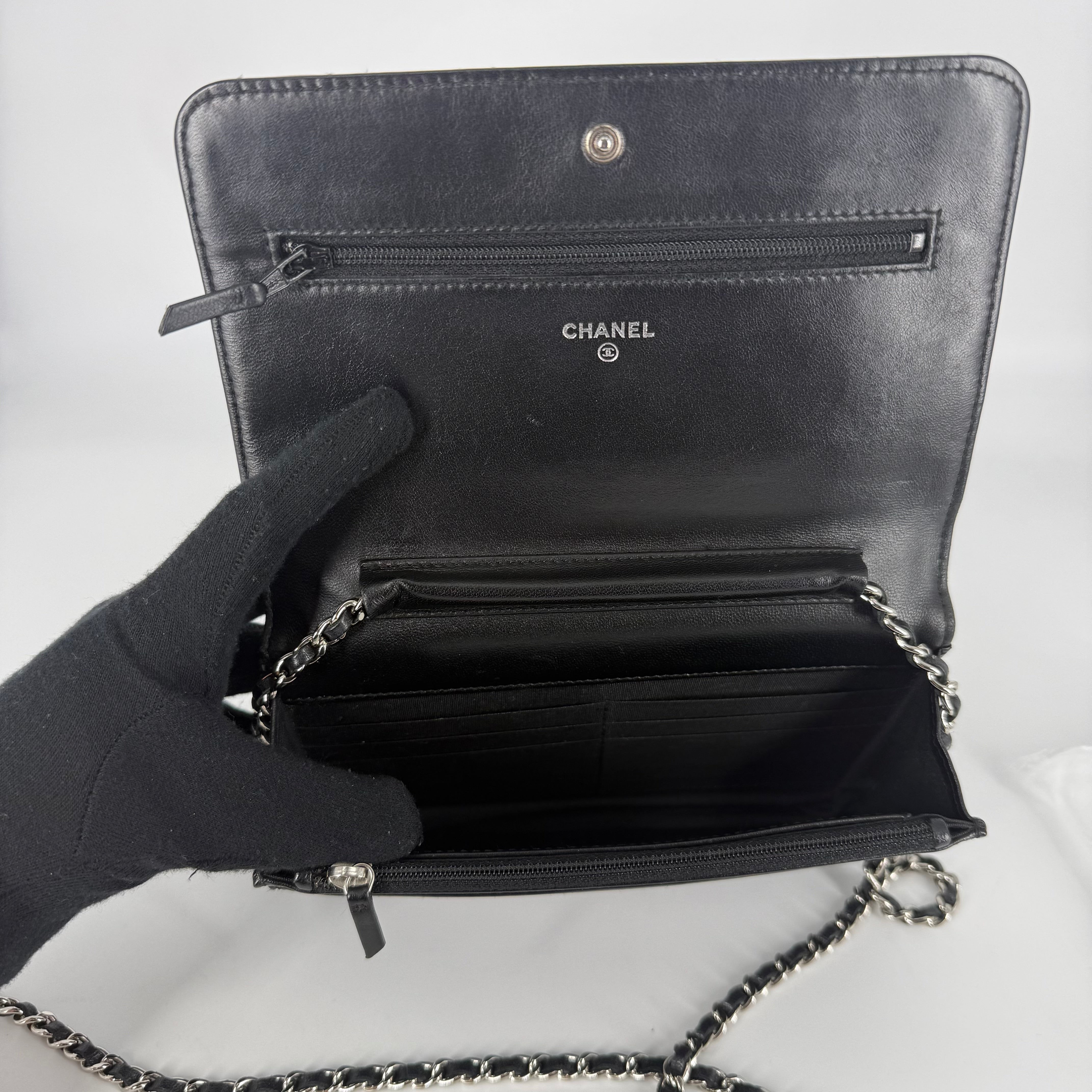 W.O.C Quilted Lambskin - Silver Hardware