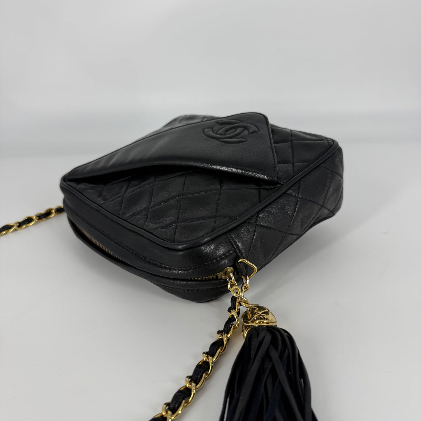 CHANEL Vintage 24-Karat Gold Camera Bag