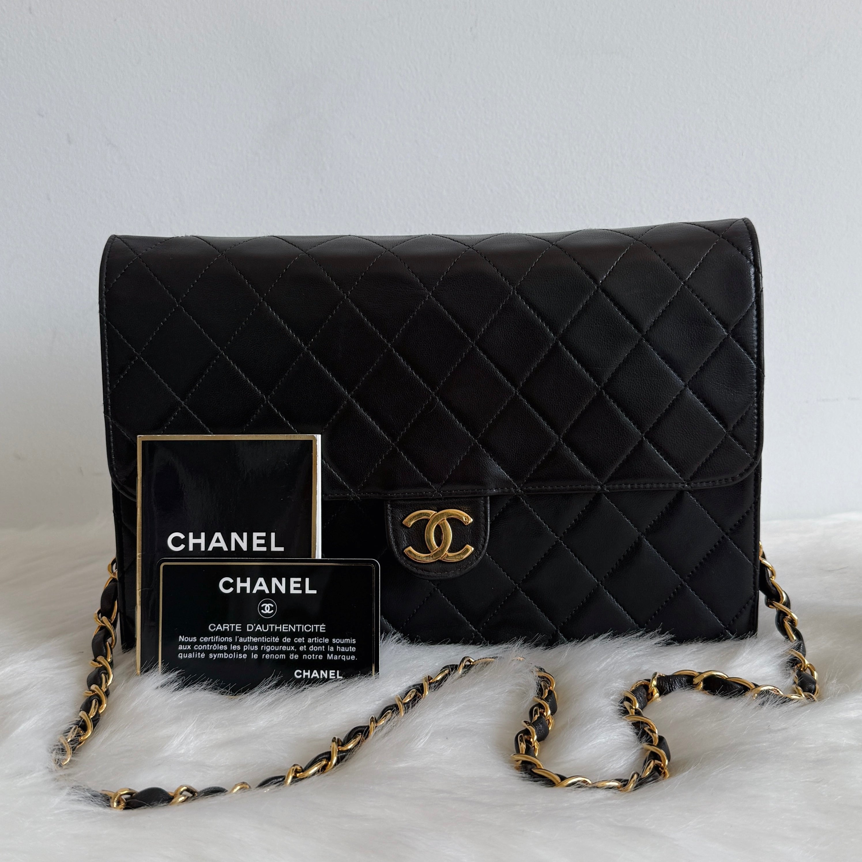 Vintage One Flap 24K Gold