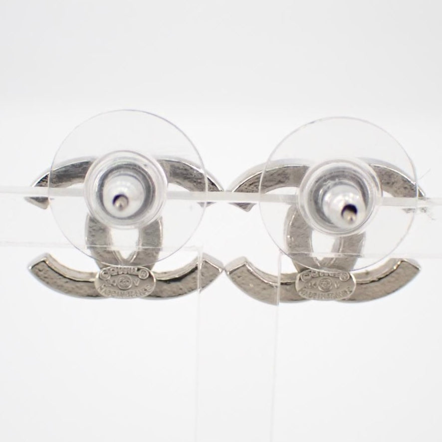 Chanel CC Rhinestone Earrings