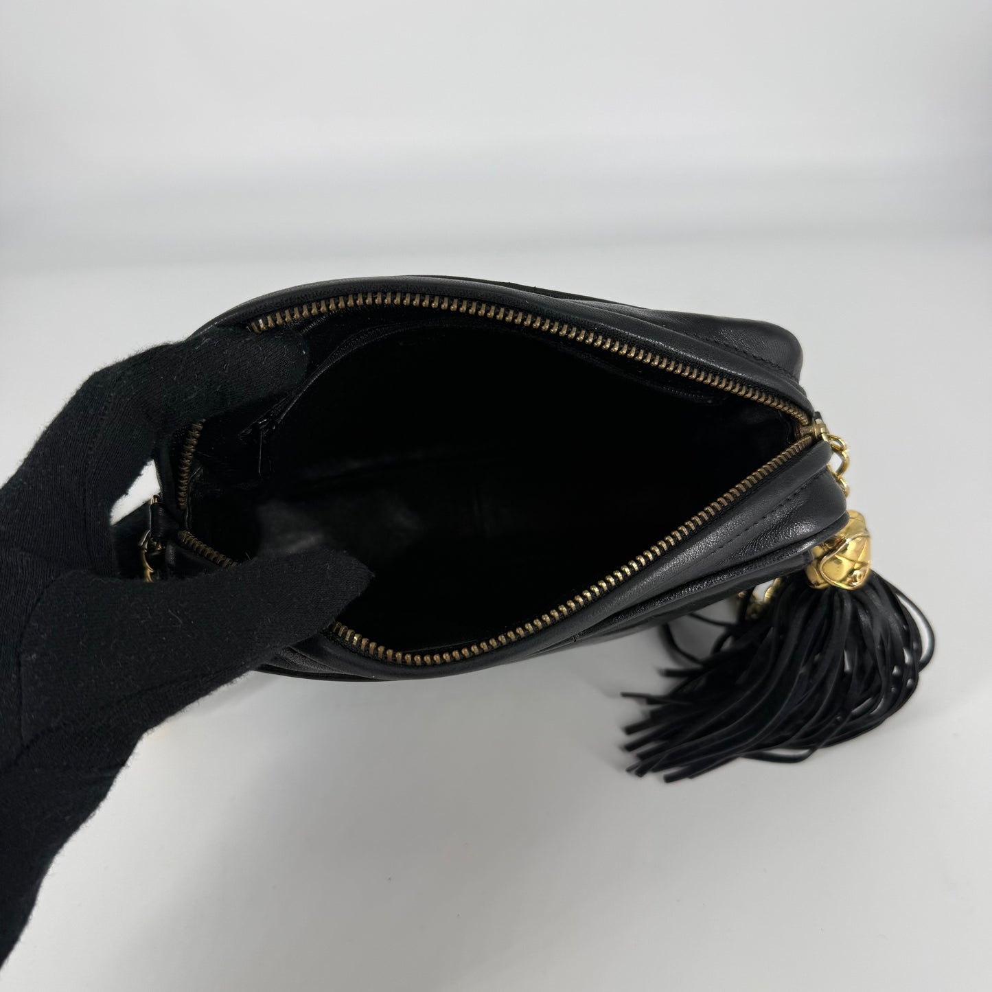 CHANEL Vintage 24-Karat Gold Camera Bag