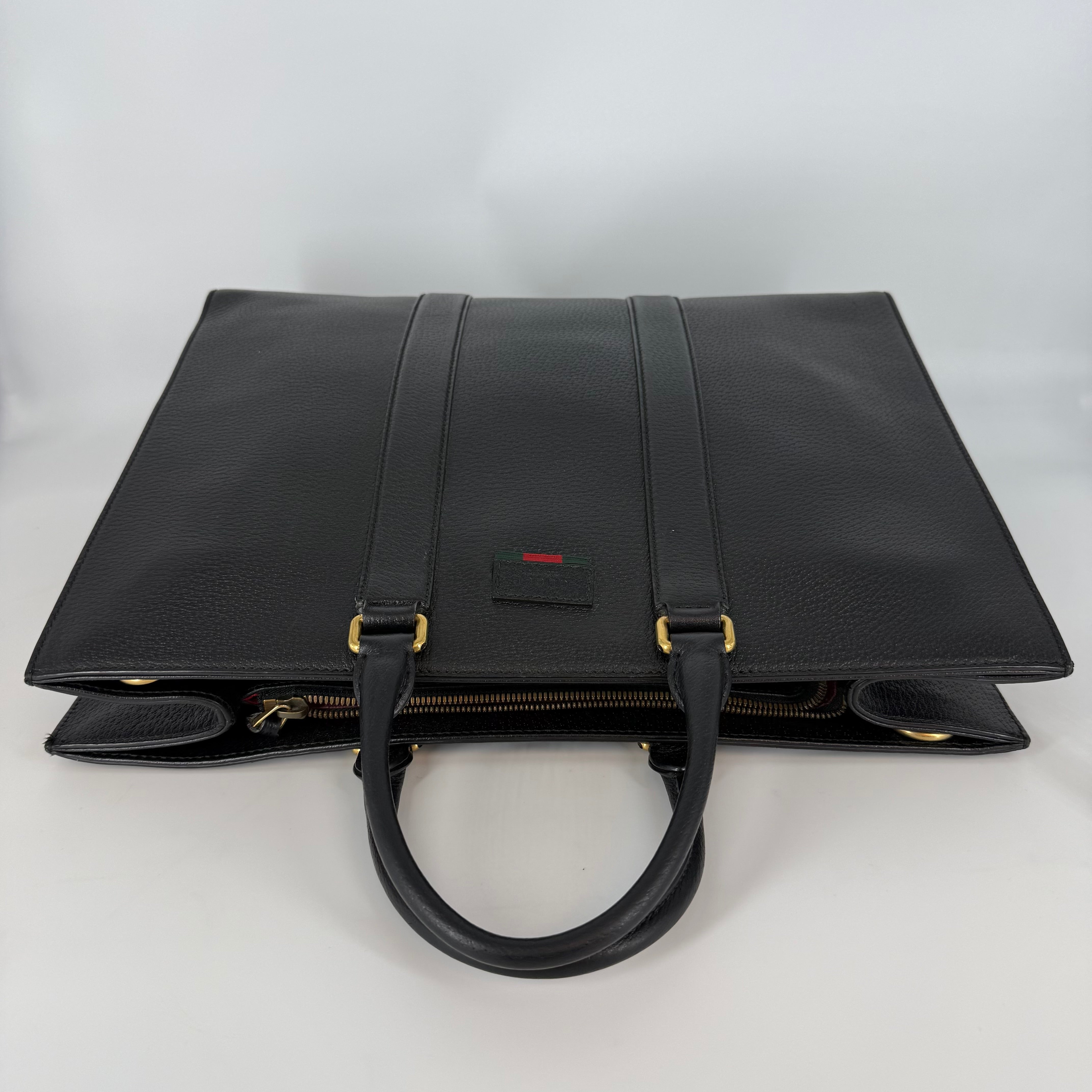 Black Leather Briefcase