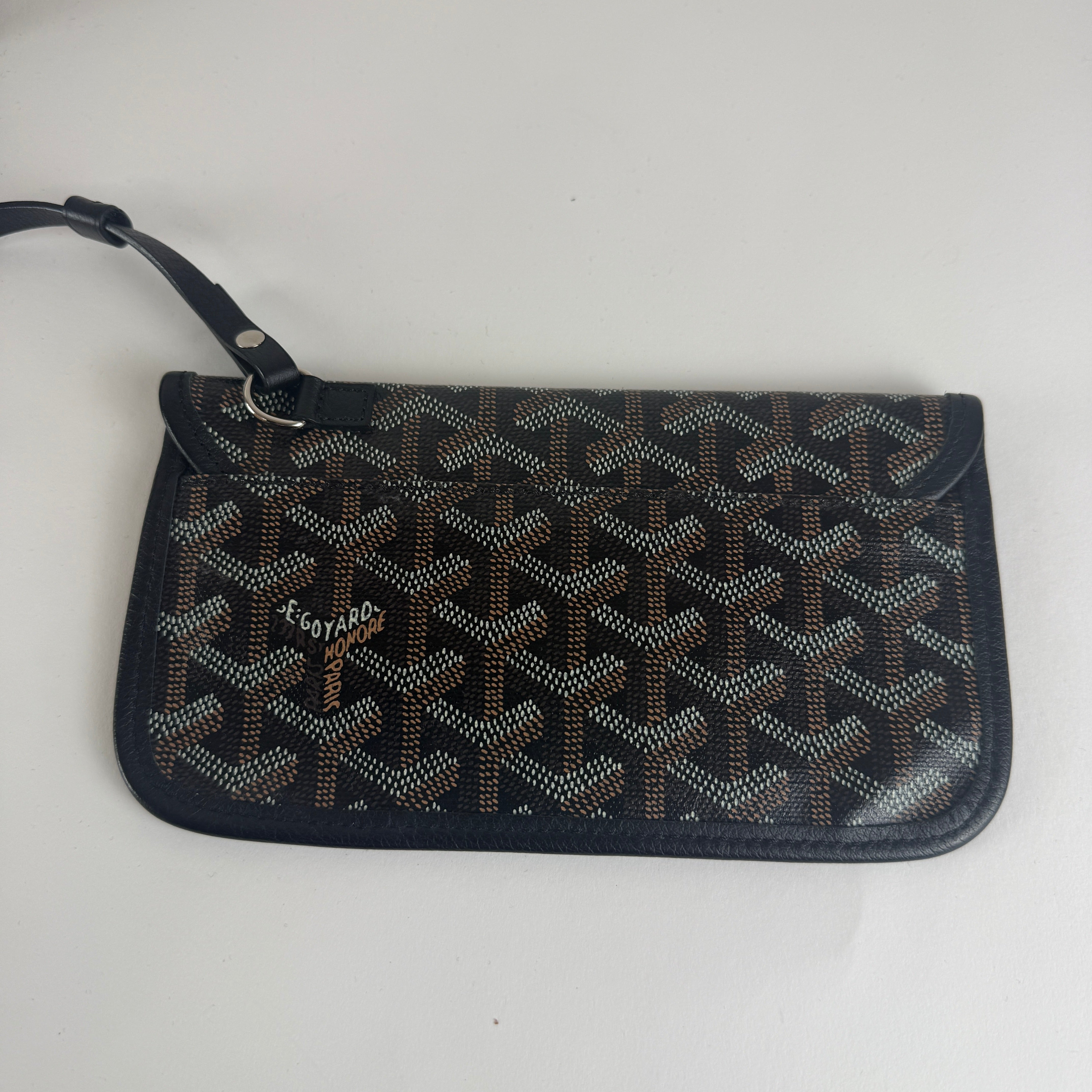 Saint Louis PM — Black Goyardine Canvas