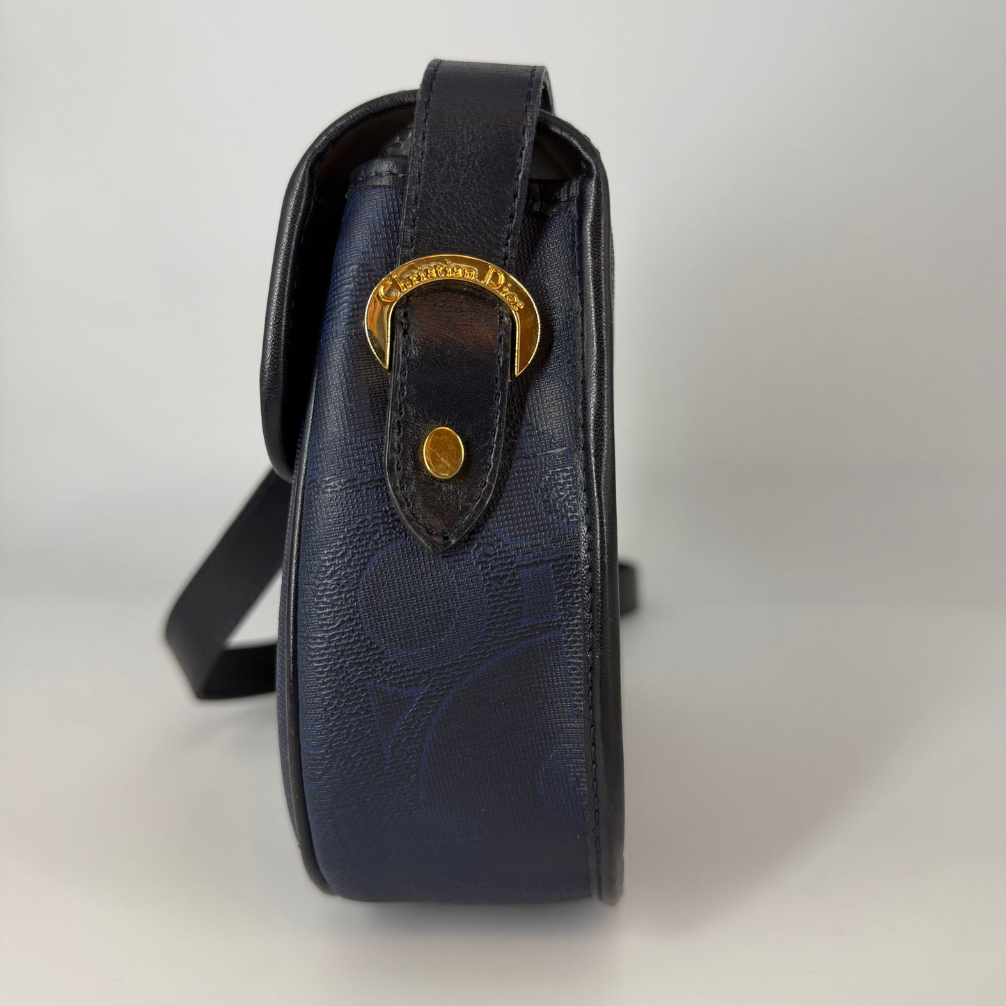 CHRISTIAN DIOR Navy Crossbody Bag