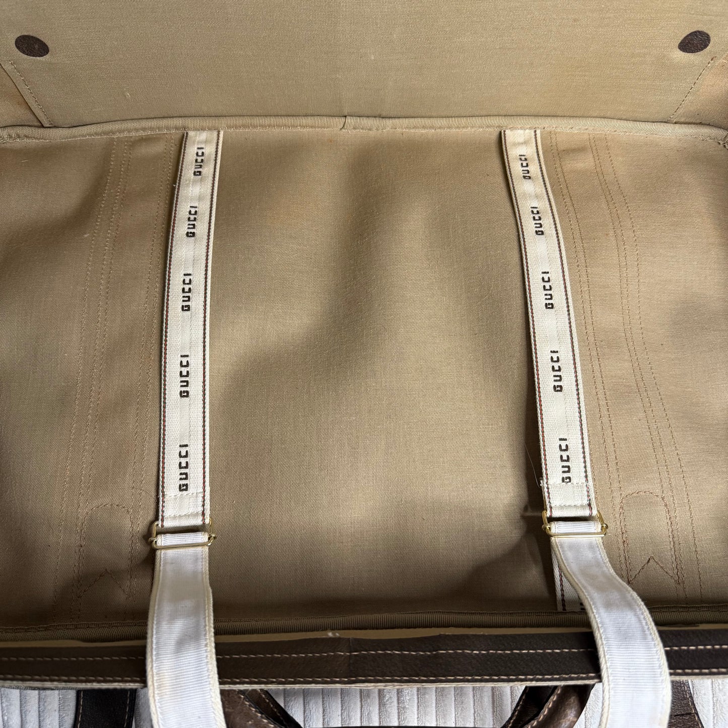 Gucci Web Supreme Suitcase