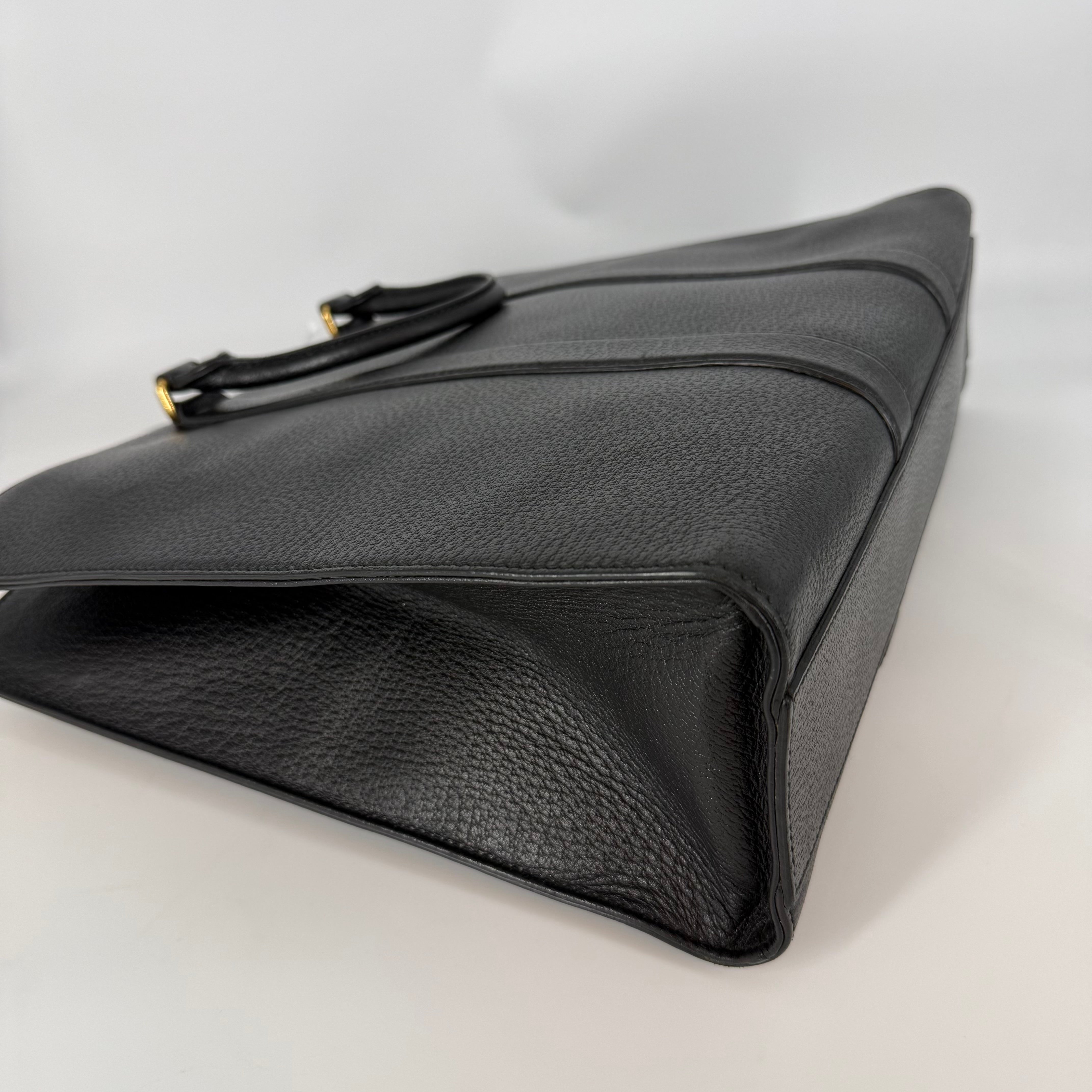 Black Leather Briefcase