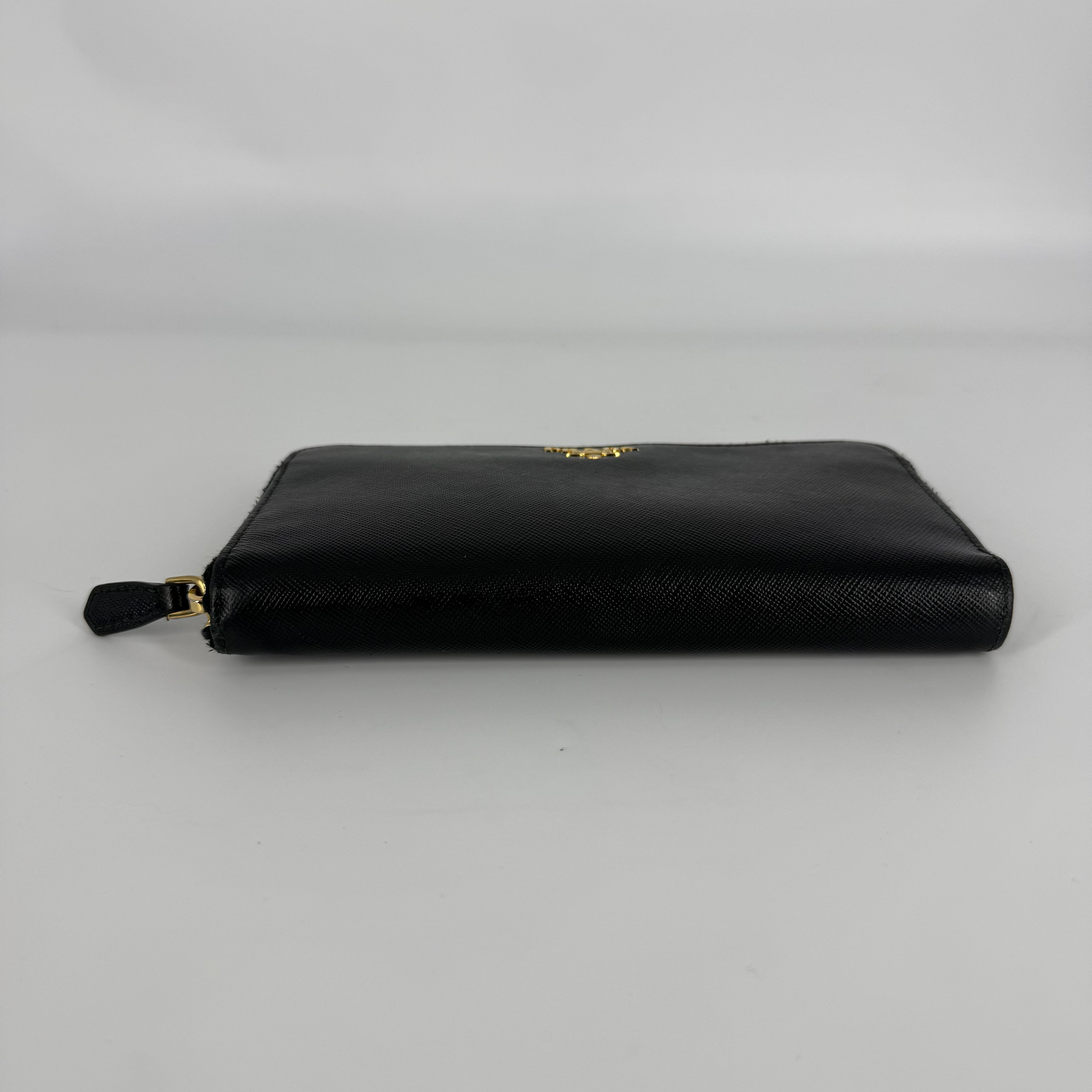 Saffiano Leather Long Wallet