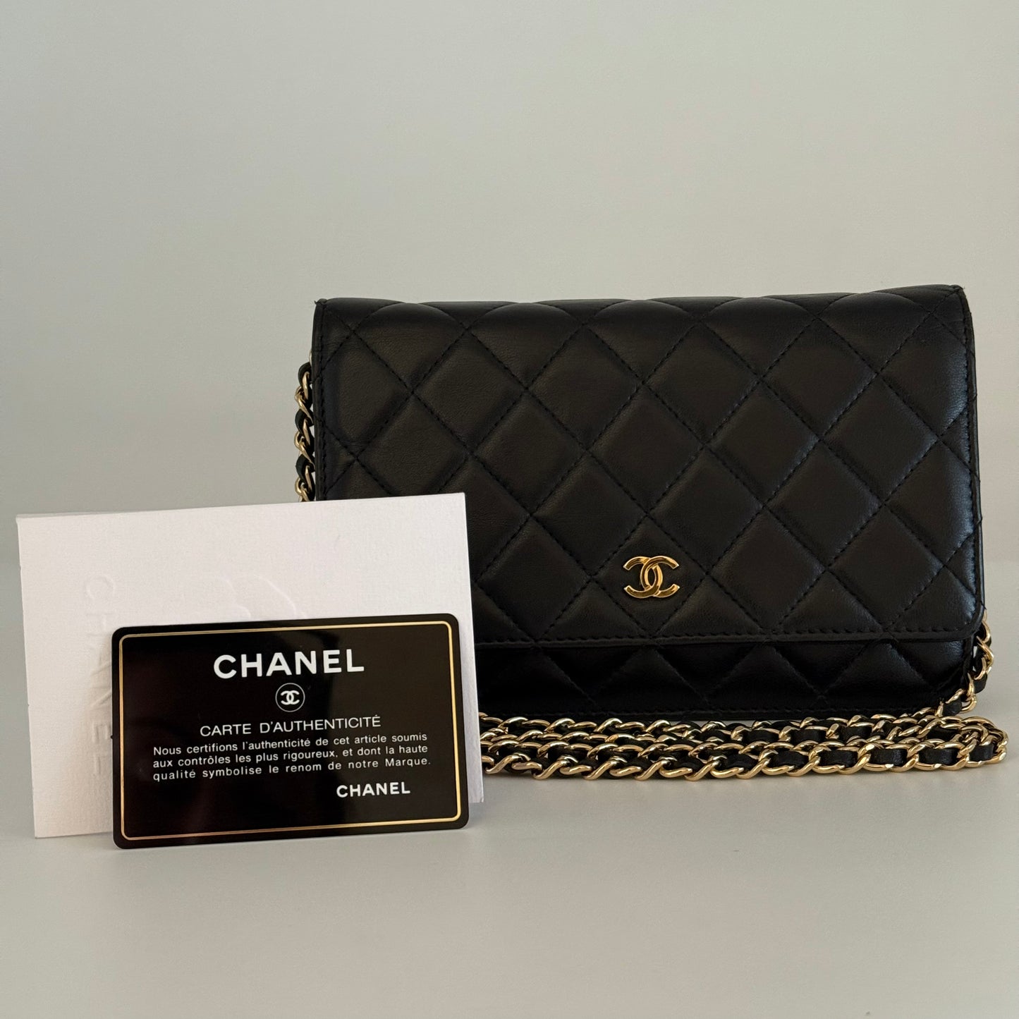Chanel Classic Wallet on Chain (WOC)