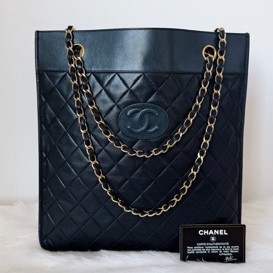 CHANEL Lambskin Tote 24 Karat-Gold