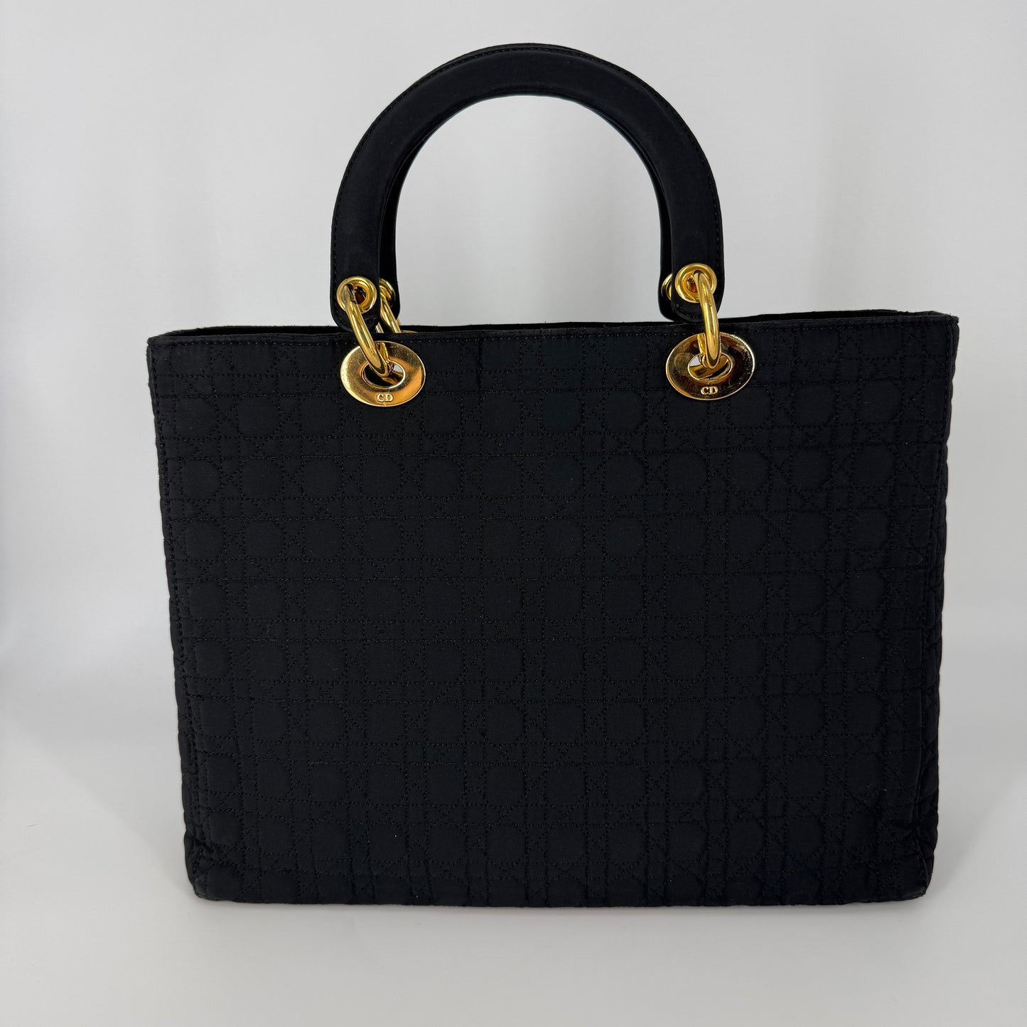 LADY DIOR Large – Black Nylon