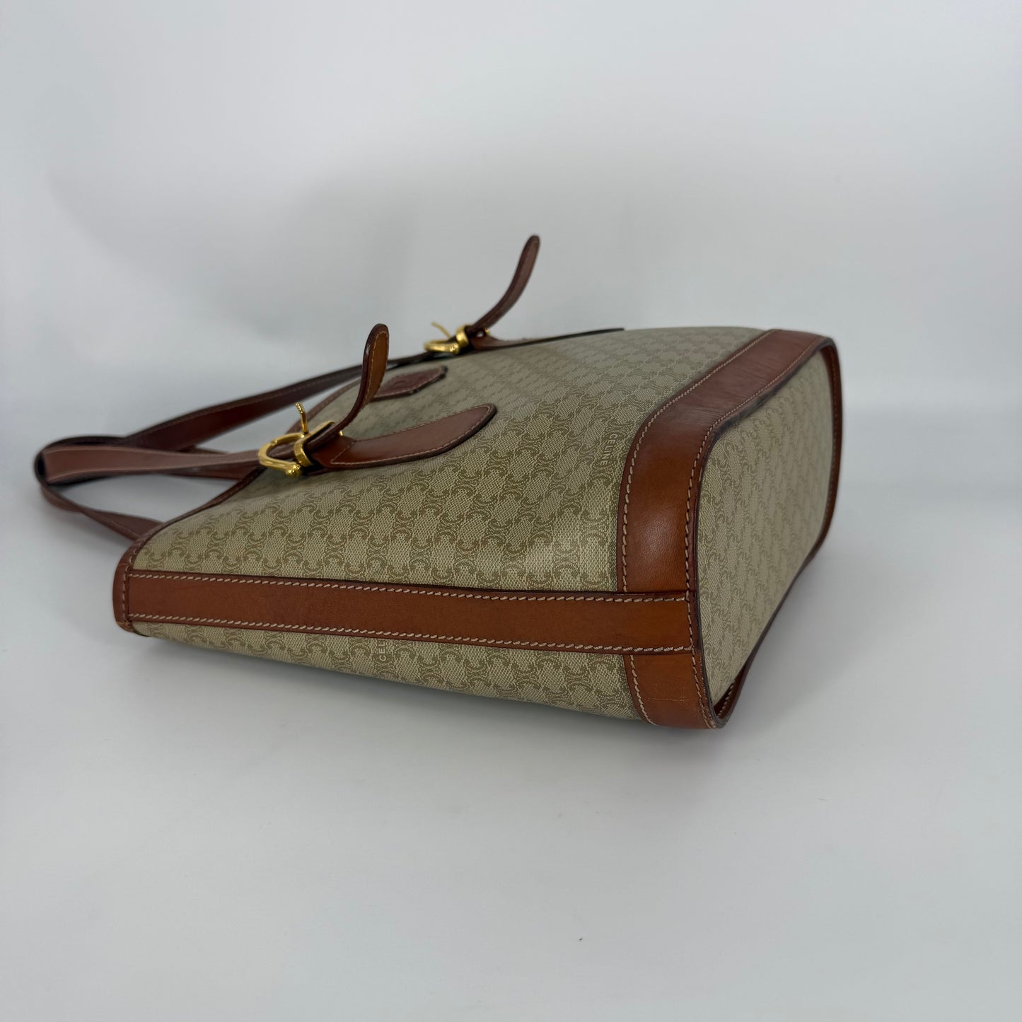 CÉLINE Macadam Bucket Tote Bag