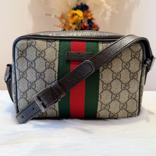 Gucci GG Supreme Web Crossbody