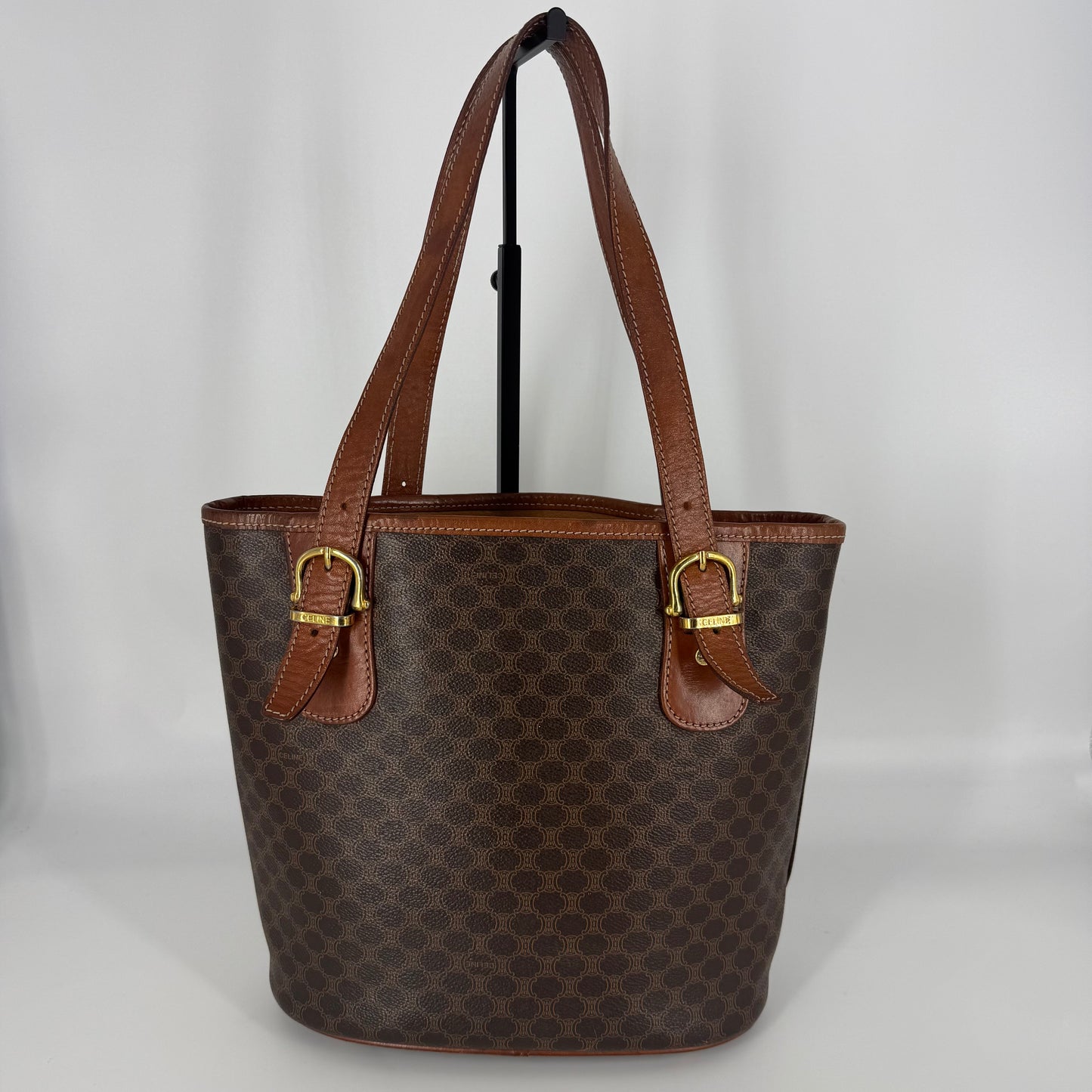 CÉLINE Macadam Bucket Tote Bag