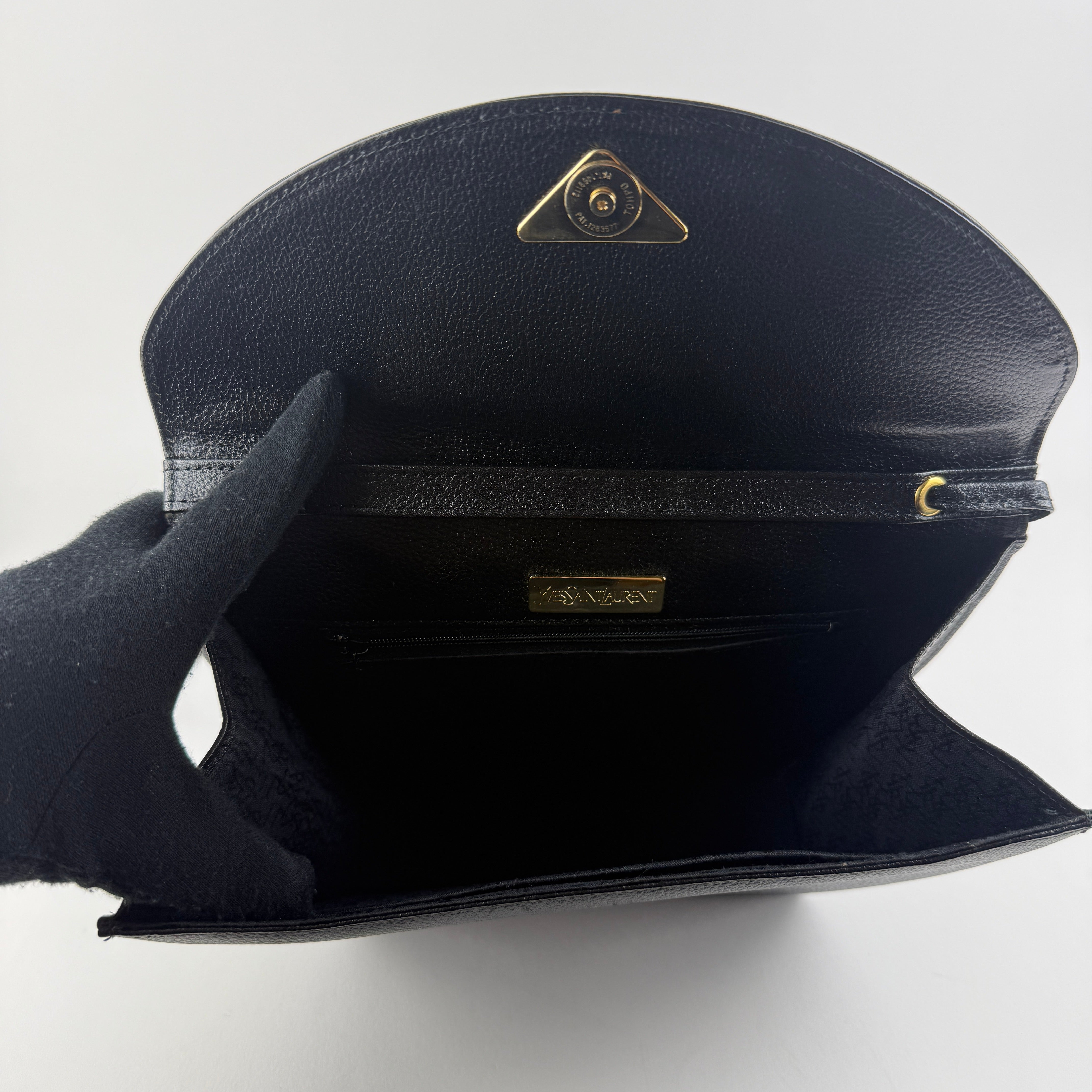 Vintage Black Crossbody Bag