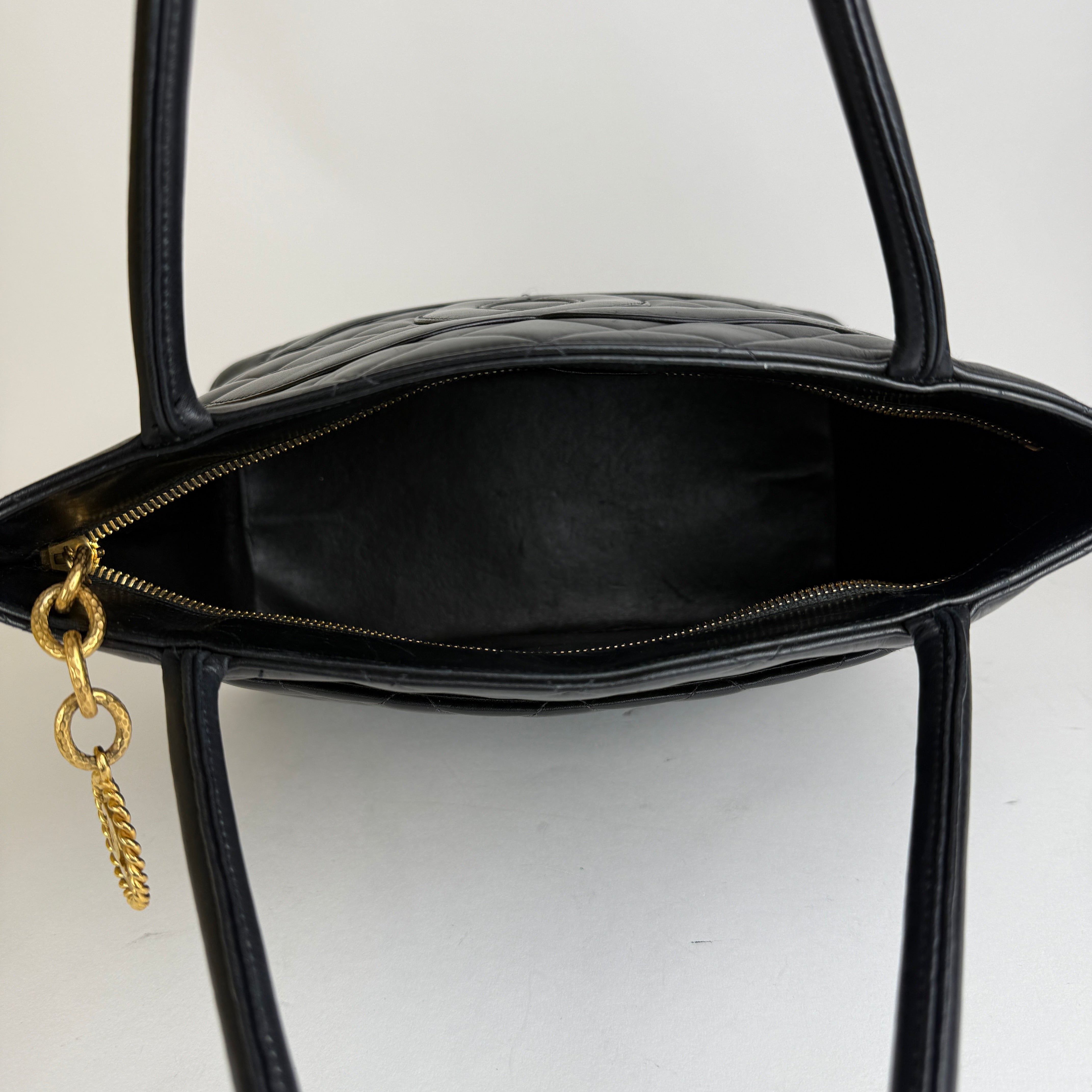 Vintage Medallion Tote — 24K Gold Hardware