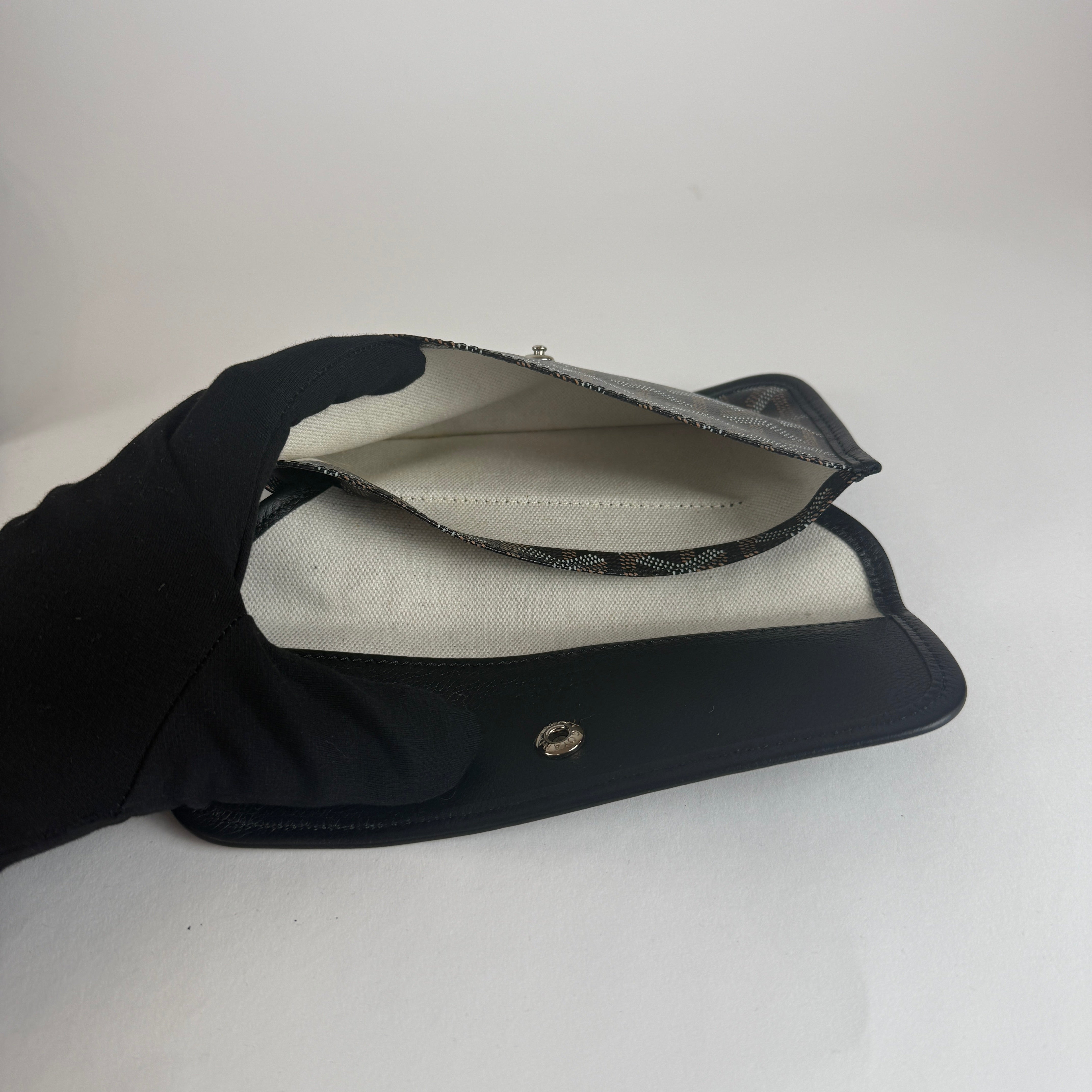 Saint Louis PM — Black Goyardine Canvas