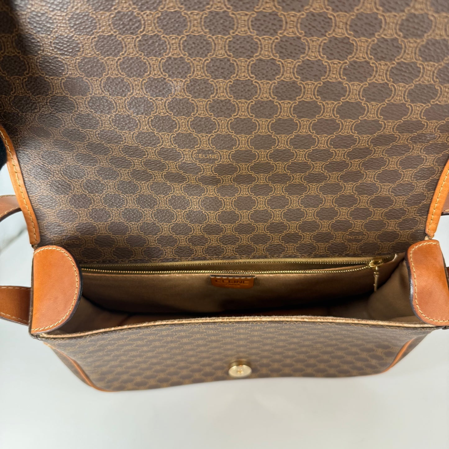 CELINE Macadam Shoulder Bag