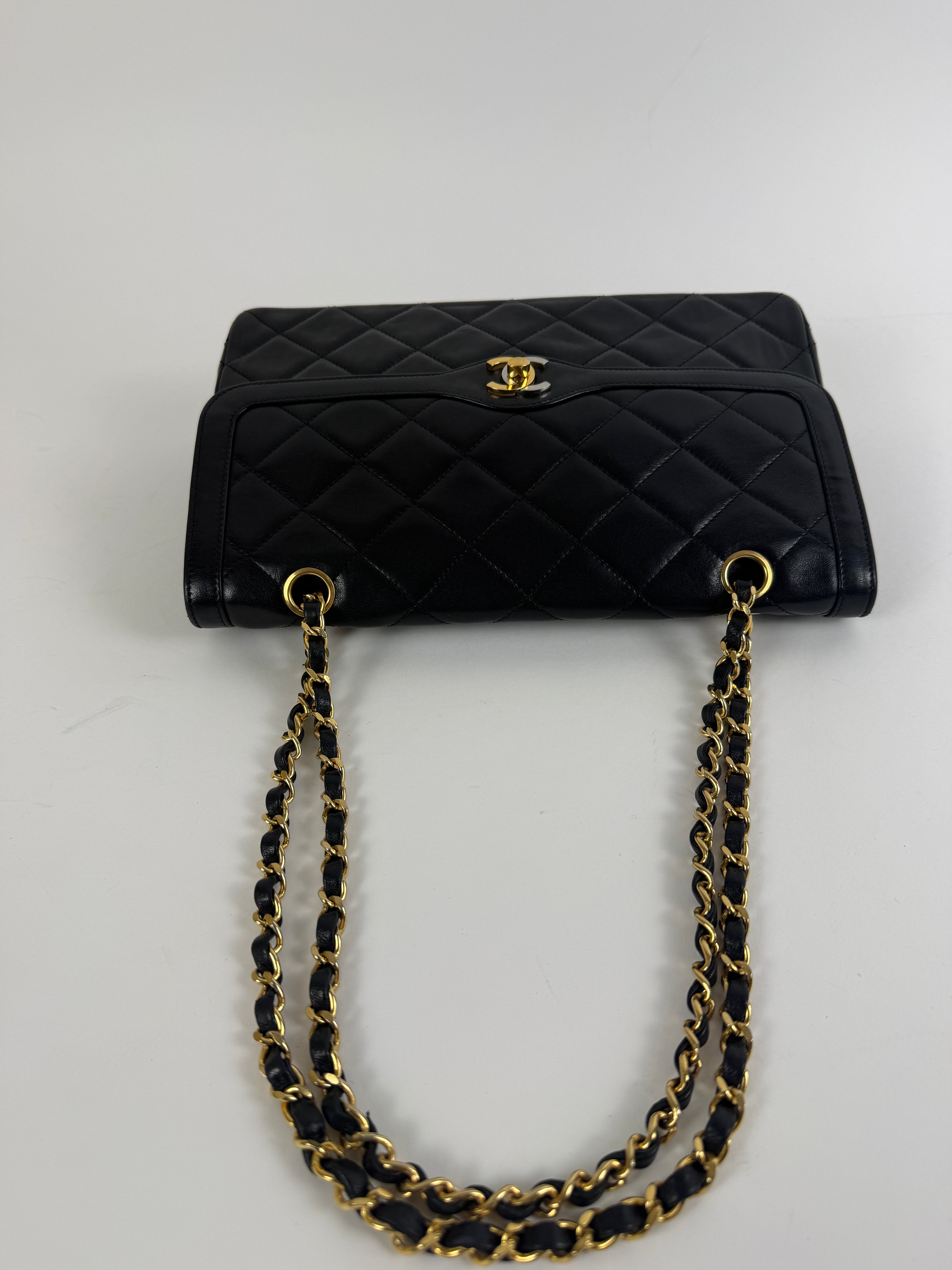 Rare Vintage Diana Double Flap – Bi-Color Hardware
