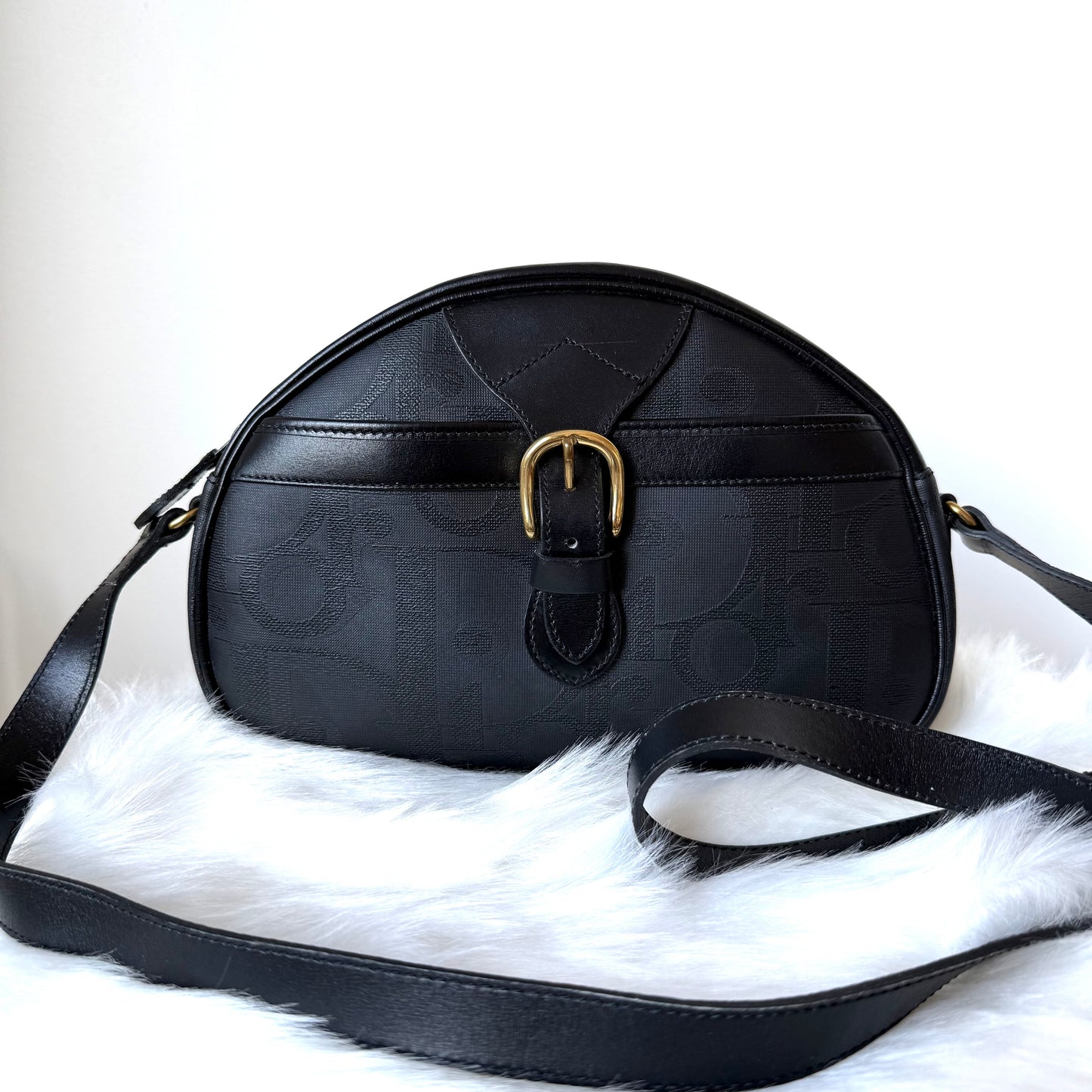 CHRISTIAN DIOR Black Crossbody Bag