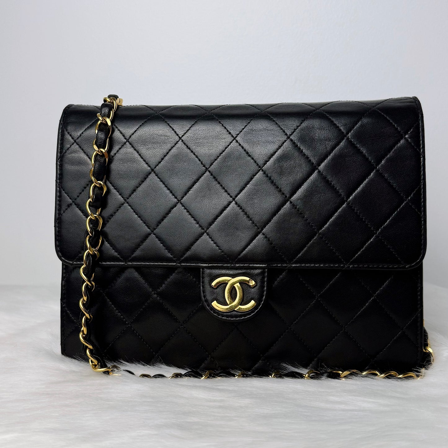 CHANEL Vintage Flap Bag – 24K Gold