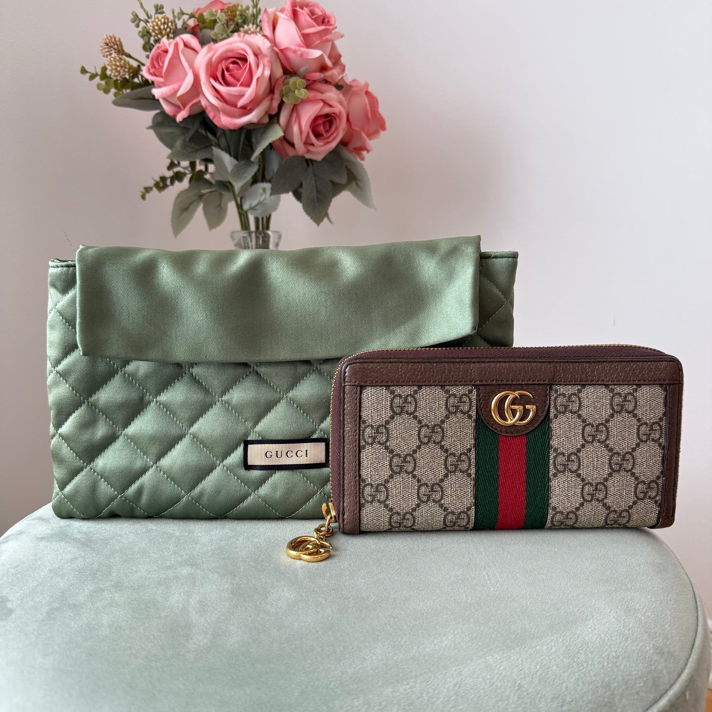Gucci – Ophidia GG Supreme Zip-Around Wallet