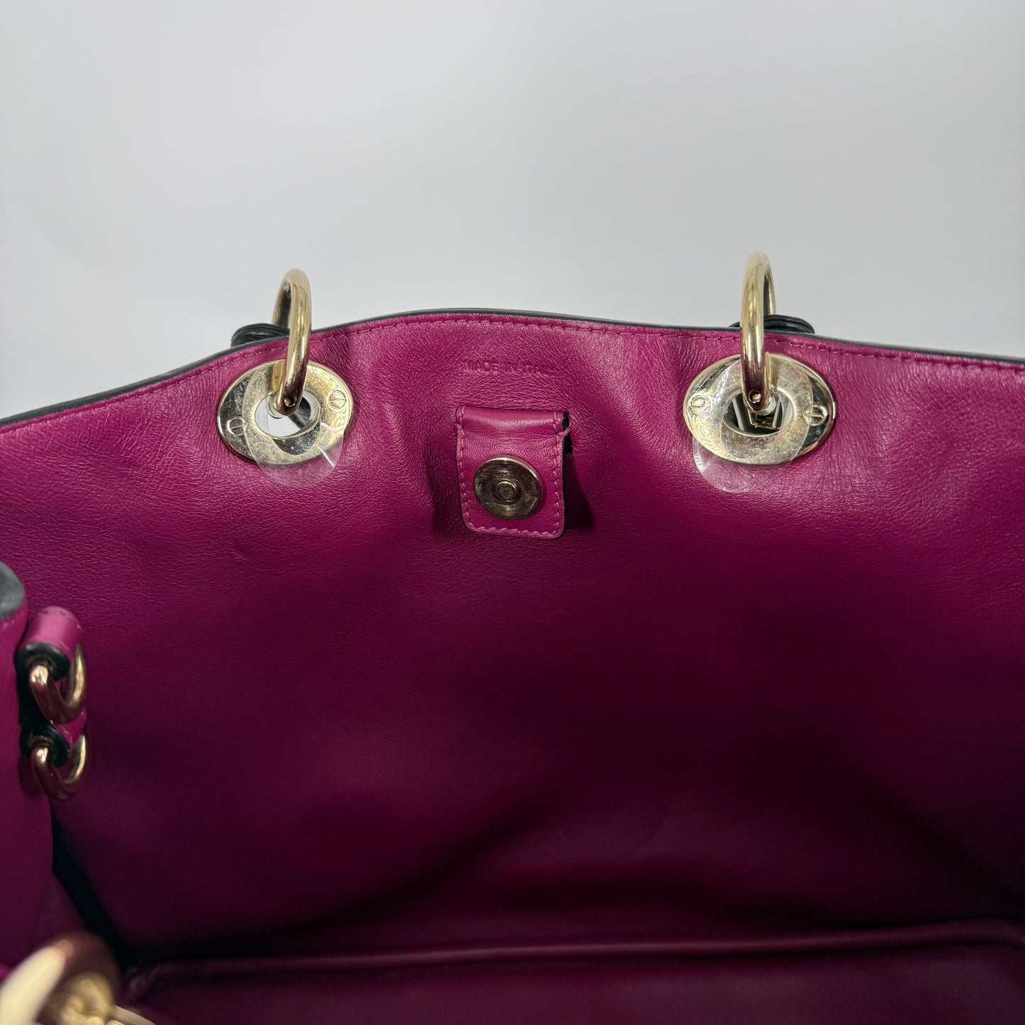 CHRISTIAN DIOR Diorissimo – Grained Leather - Black