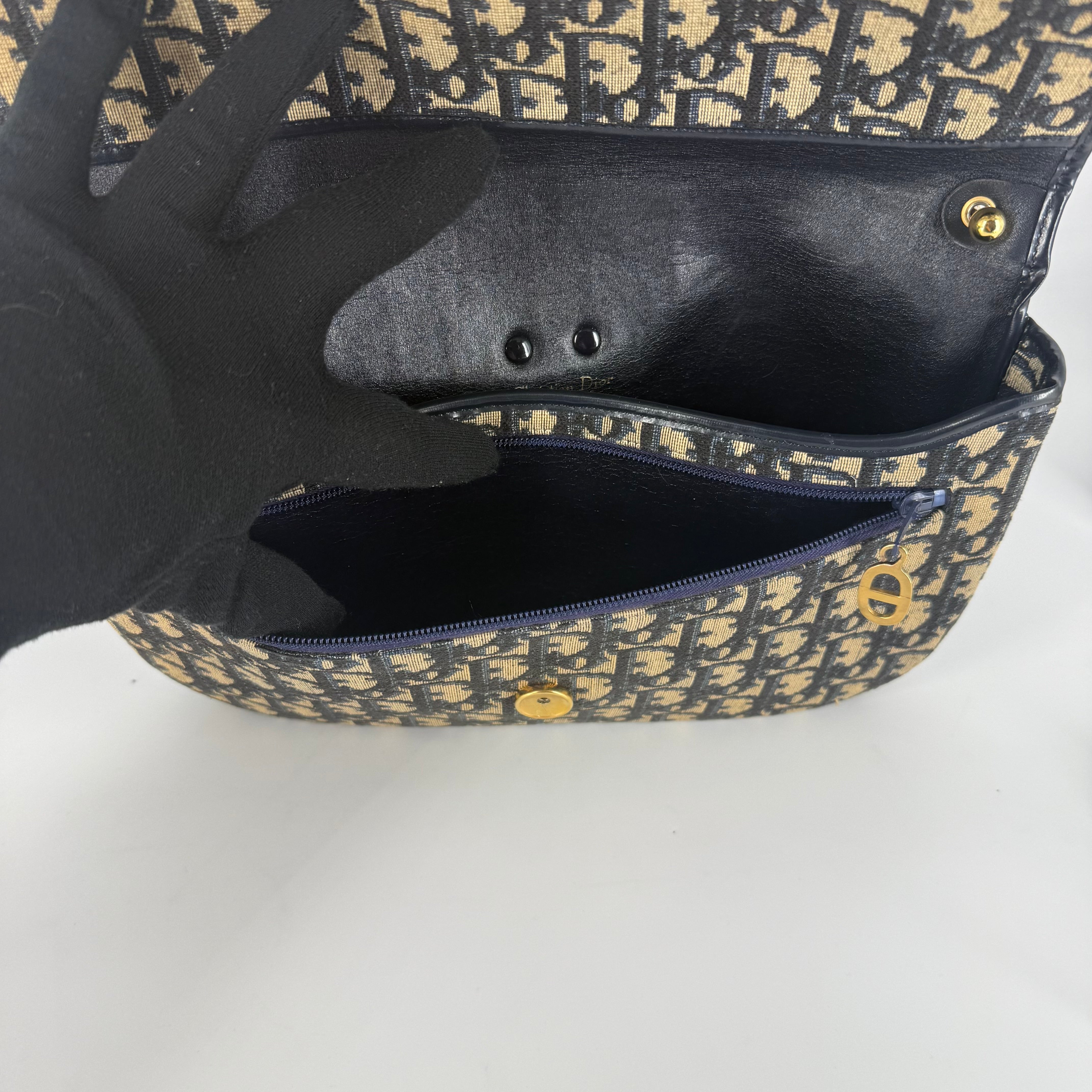 Oblique Jacquard Shoulder Bag