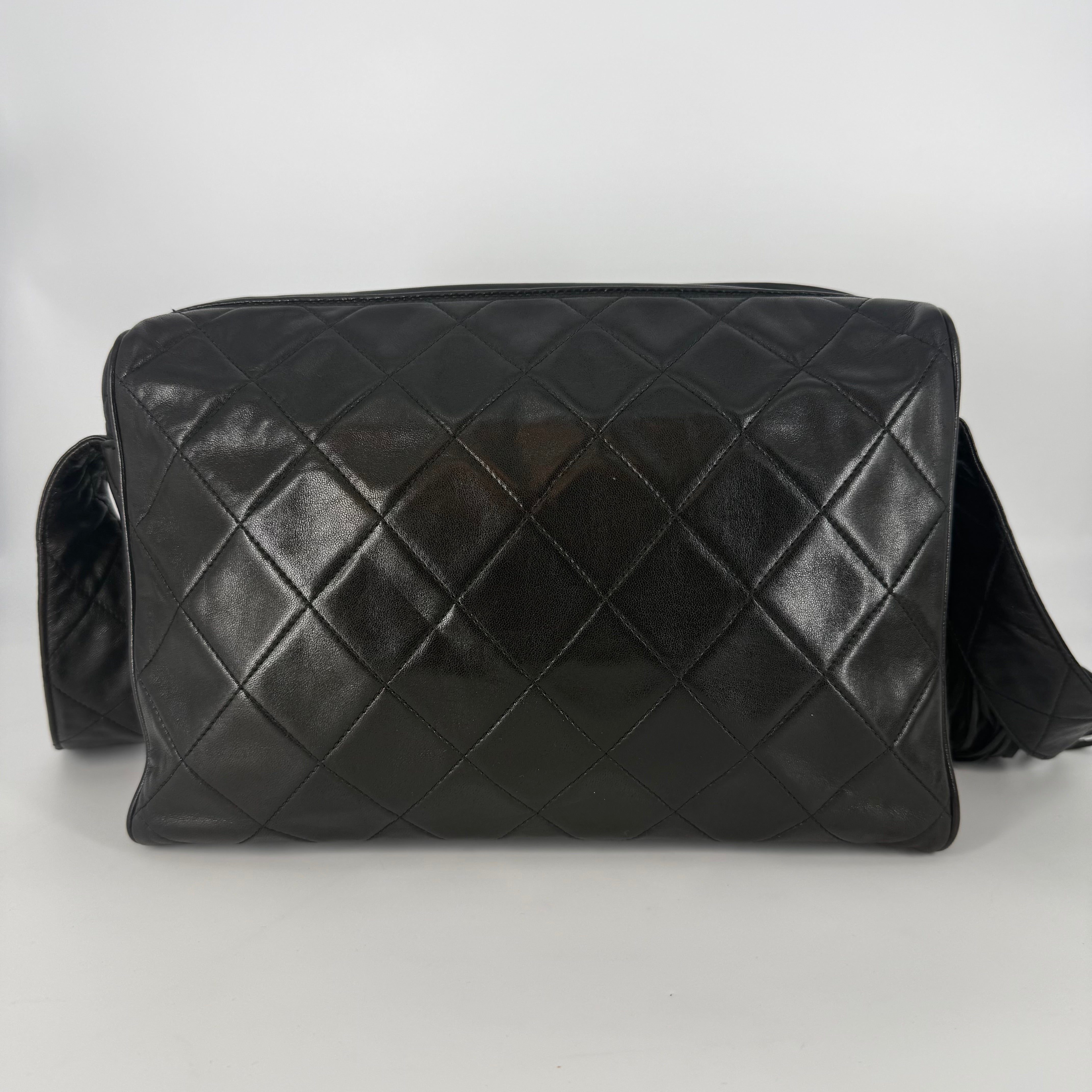 Classic Quilted Flap 24 Karat Gold