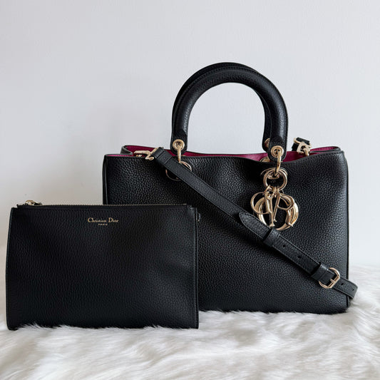 DIOR Diorissimo – Black Leather