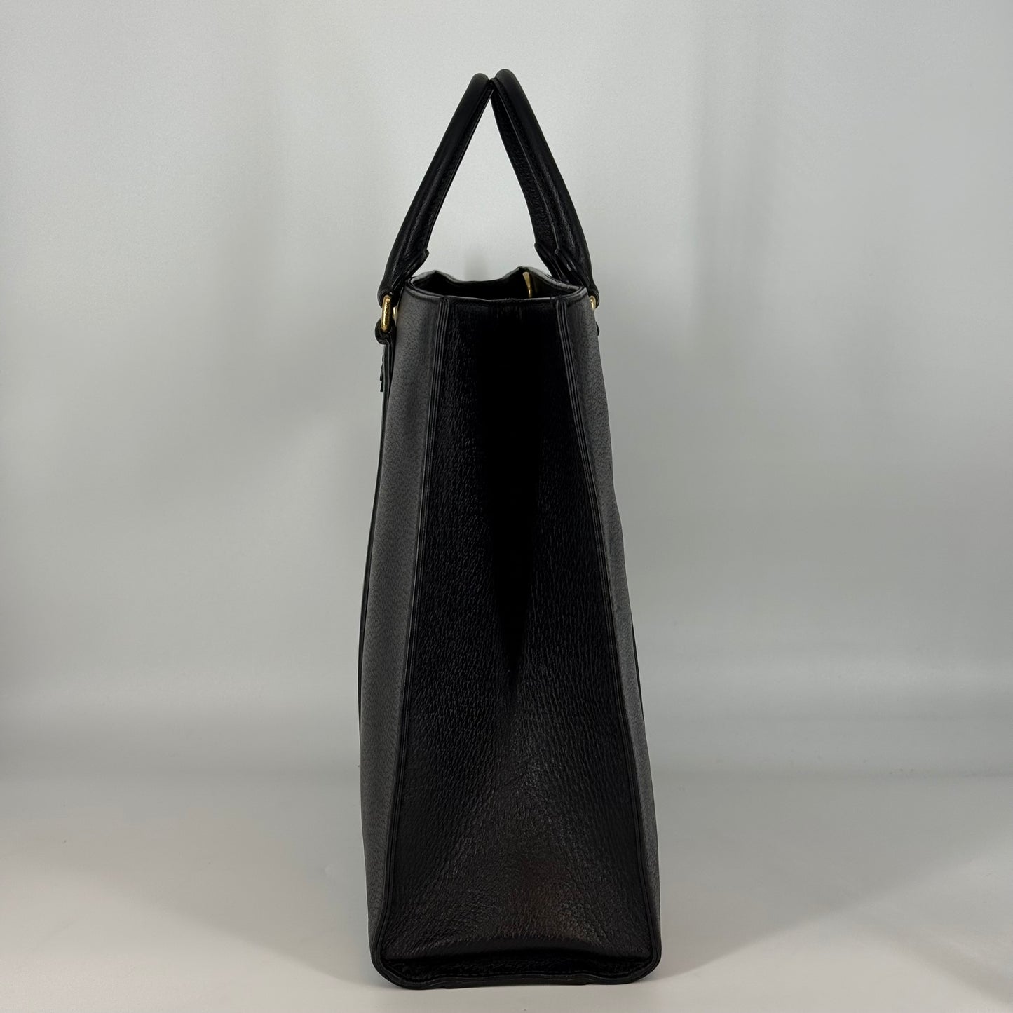 Gucci Black Leather Briefcase