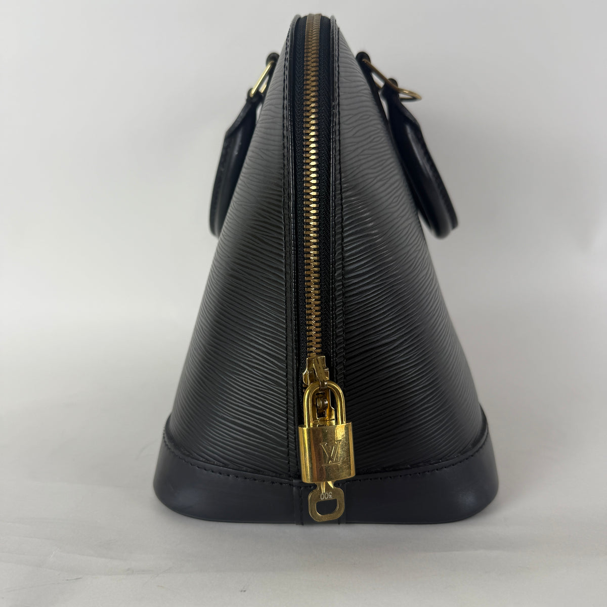 Alma PM — Black Epi Leather — Gold-Tone Hardware