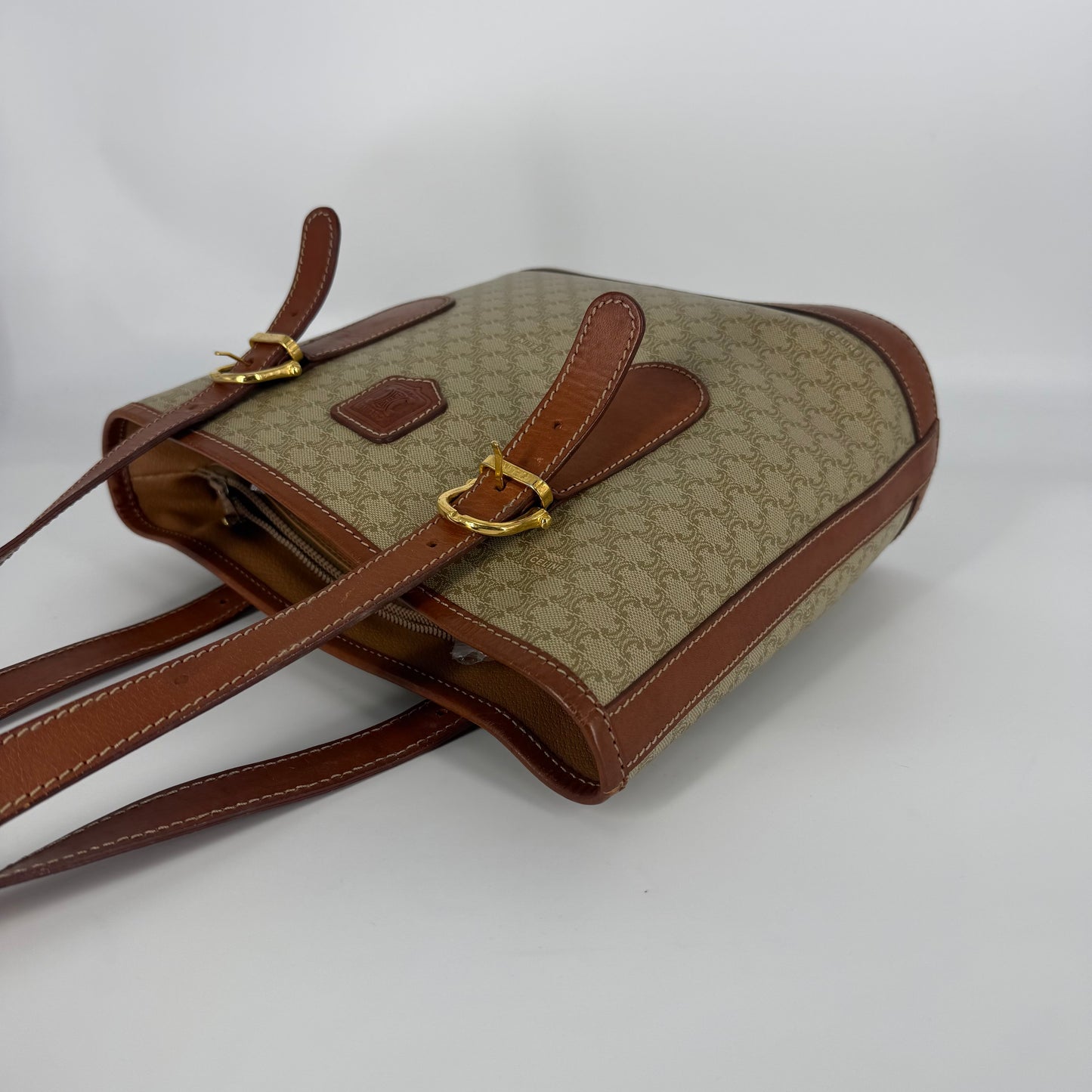 CÉLINE Macadam Bucket Tote Bag