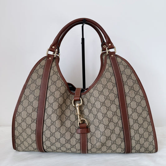 GUCCI GG Supreme Jackie Hobo – Large