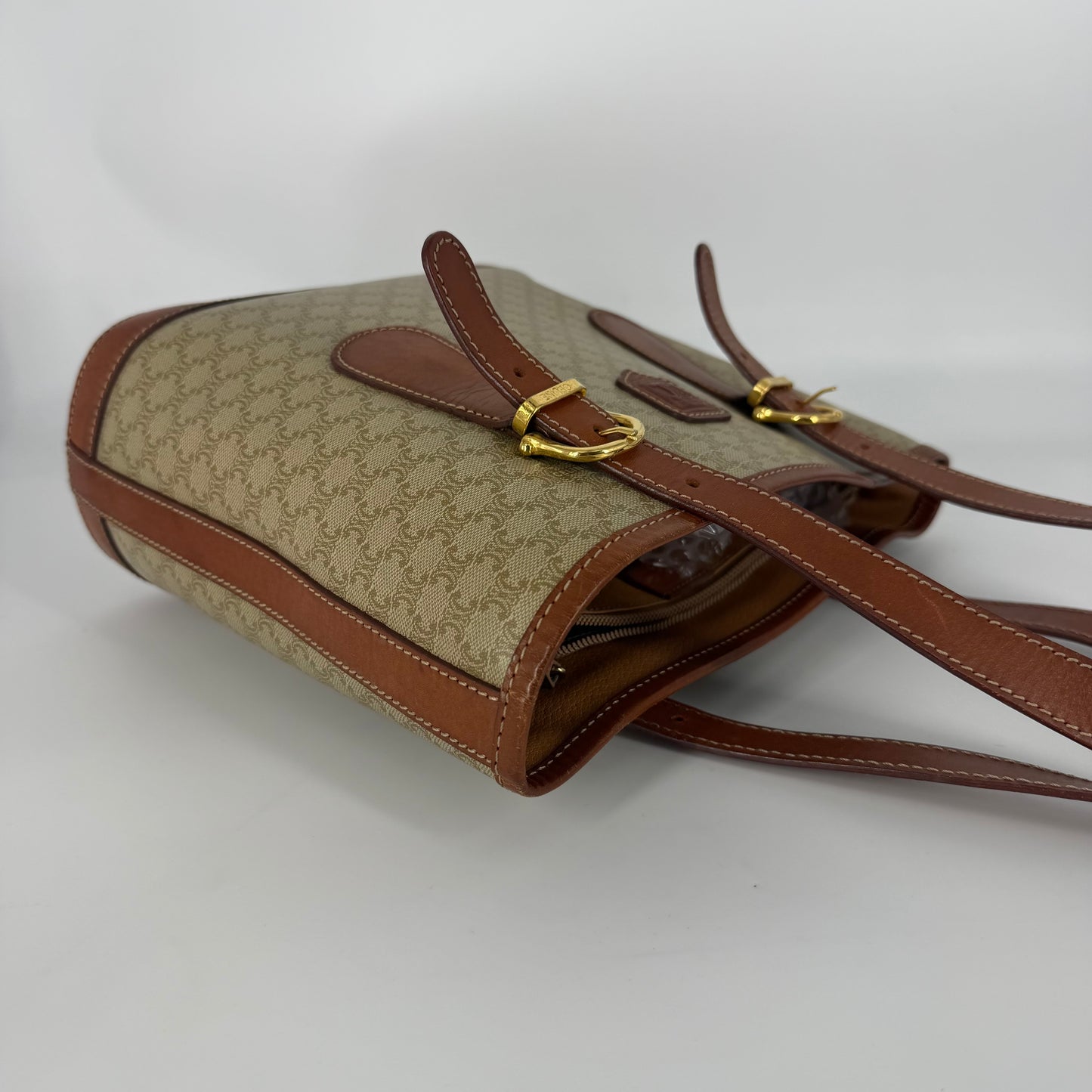 CÉLINE Macadam Bucket Tote Bag