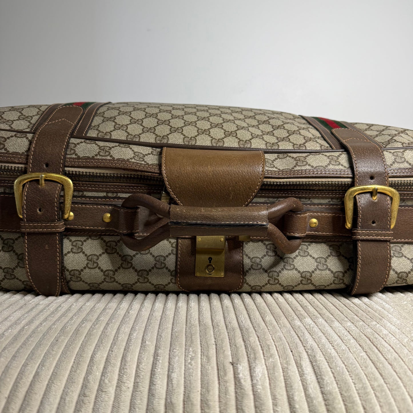 Gucci Web Supreme Suitcase