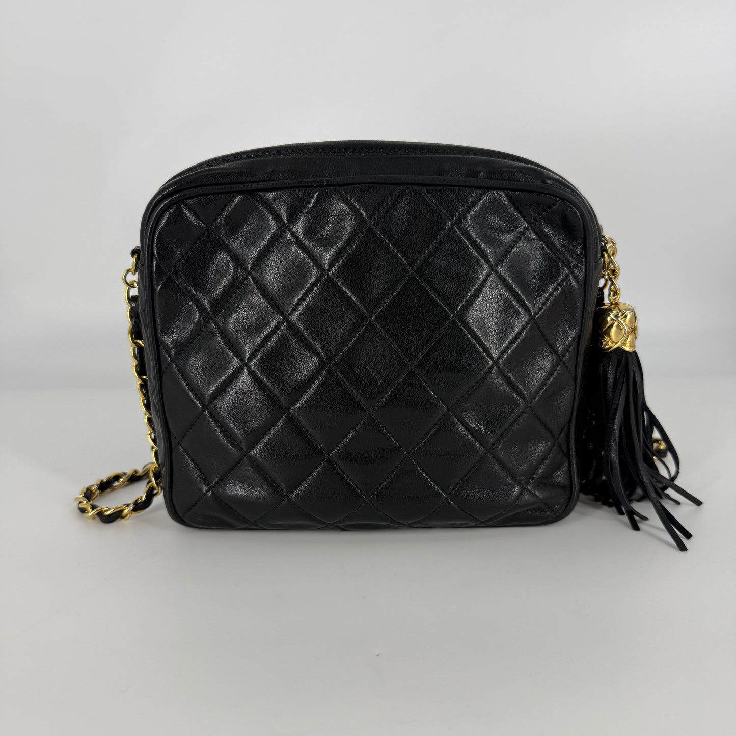 CHANEL Vintage 24-Karat Gold Camera Bag