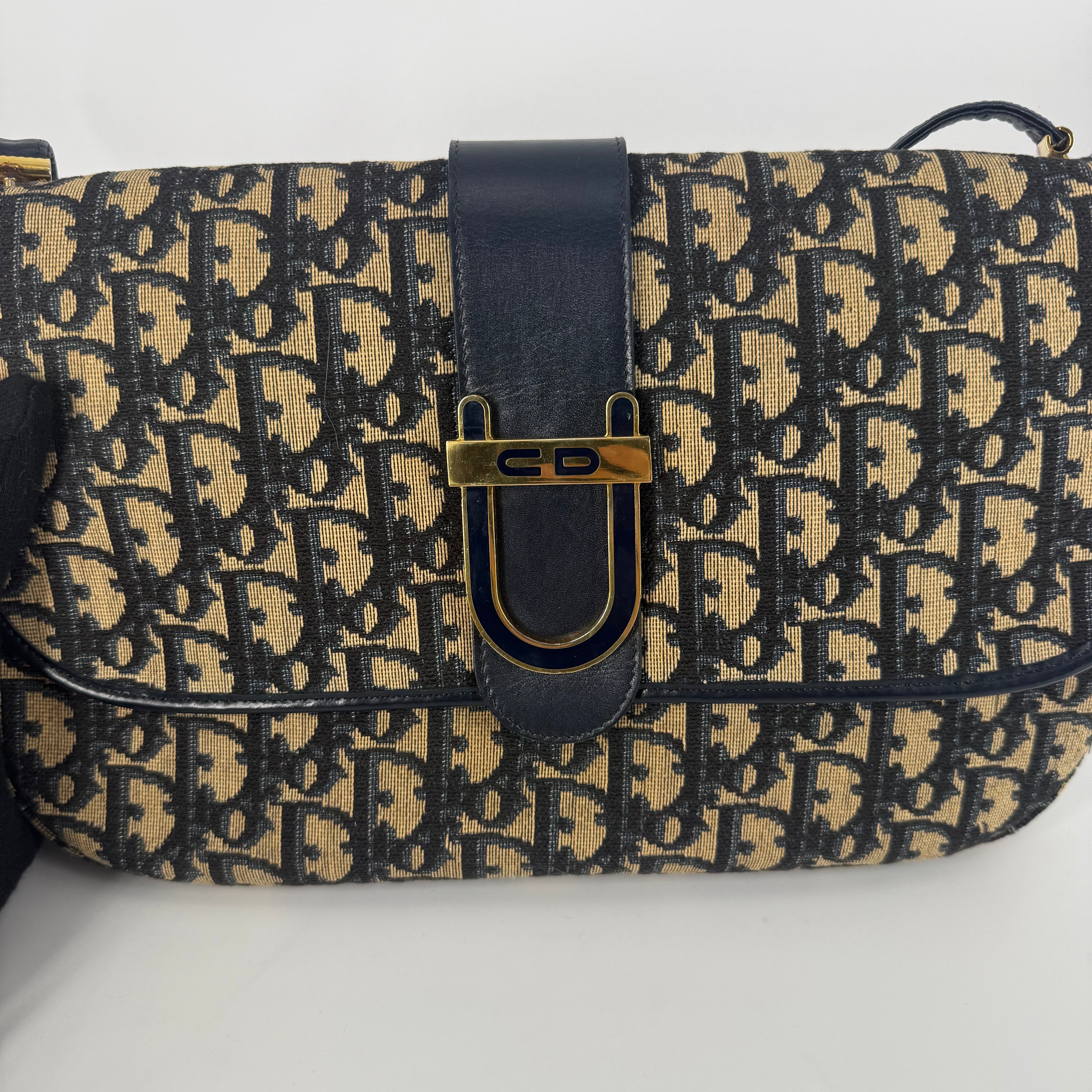 Oblique Jacquard Shoulder Bag