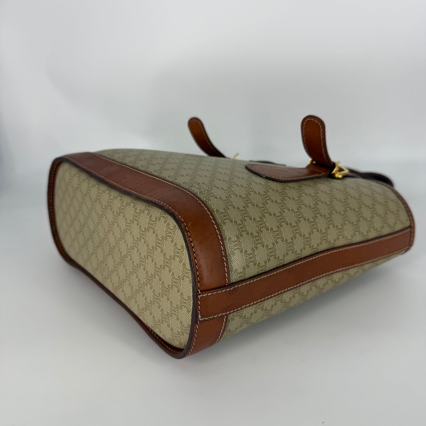 CÉLINE Macadam Bucket Tote Bag