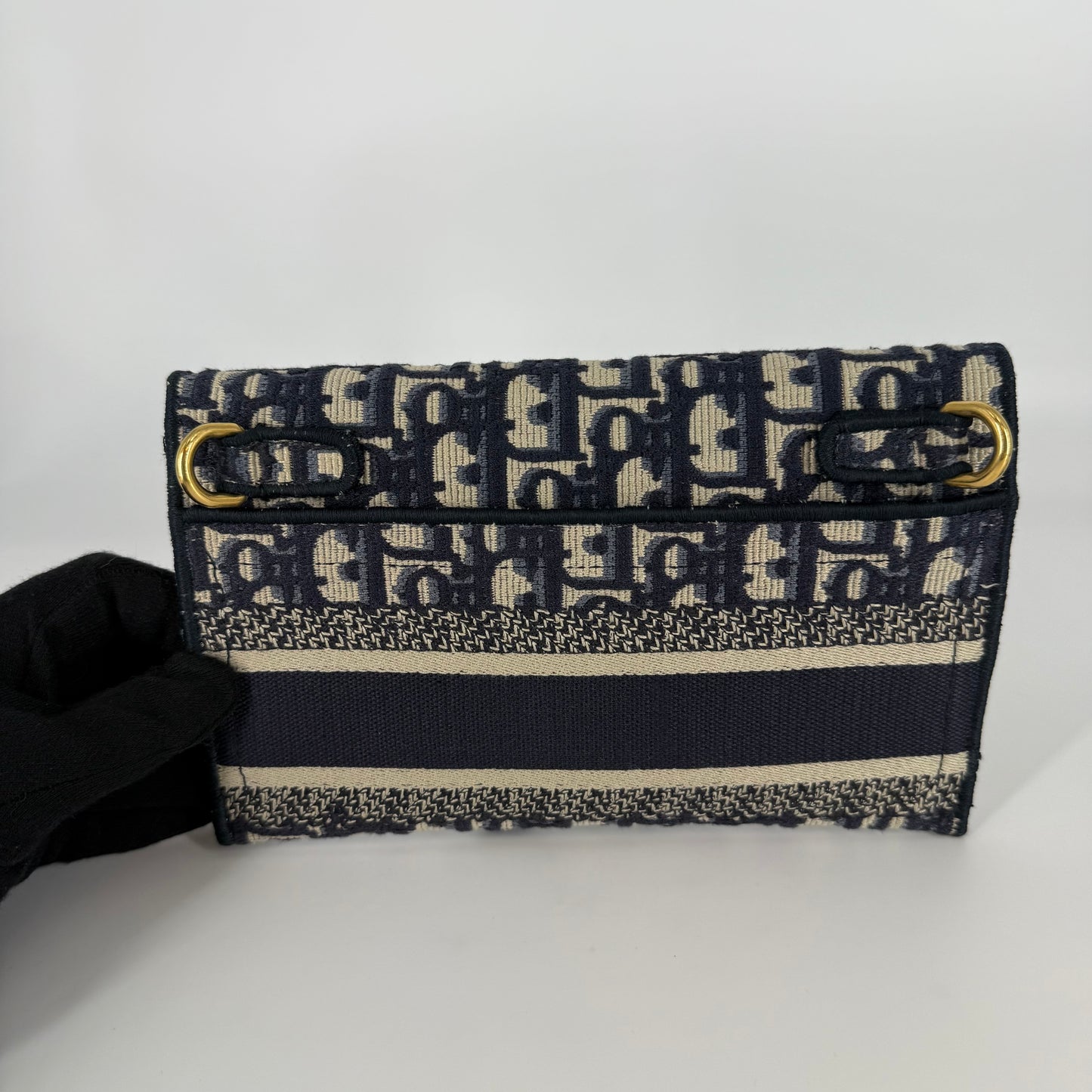 CHRISTIAN DIOR Saddle Canvas Bag