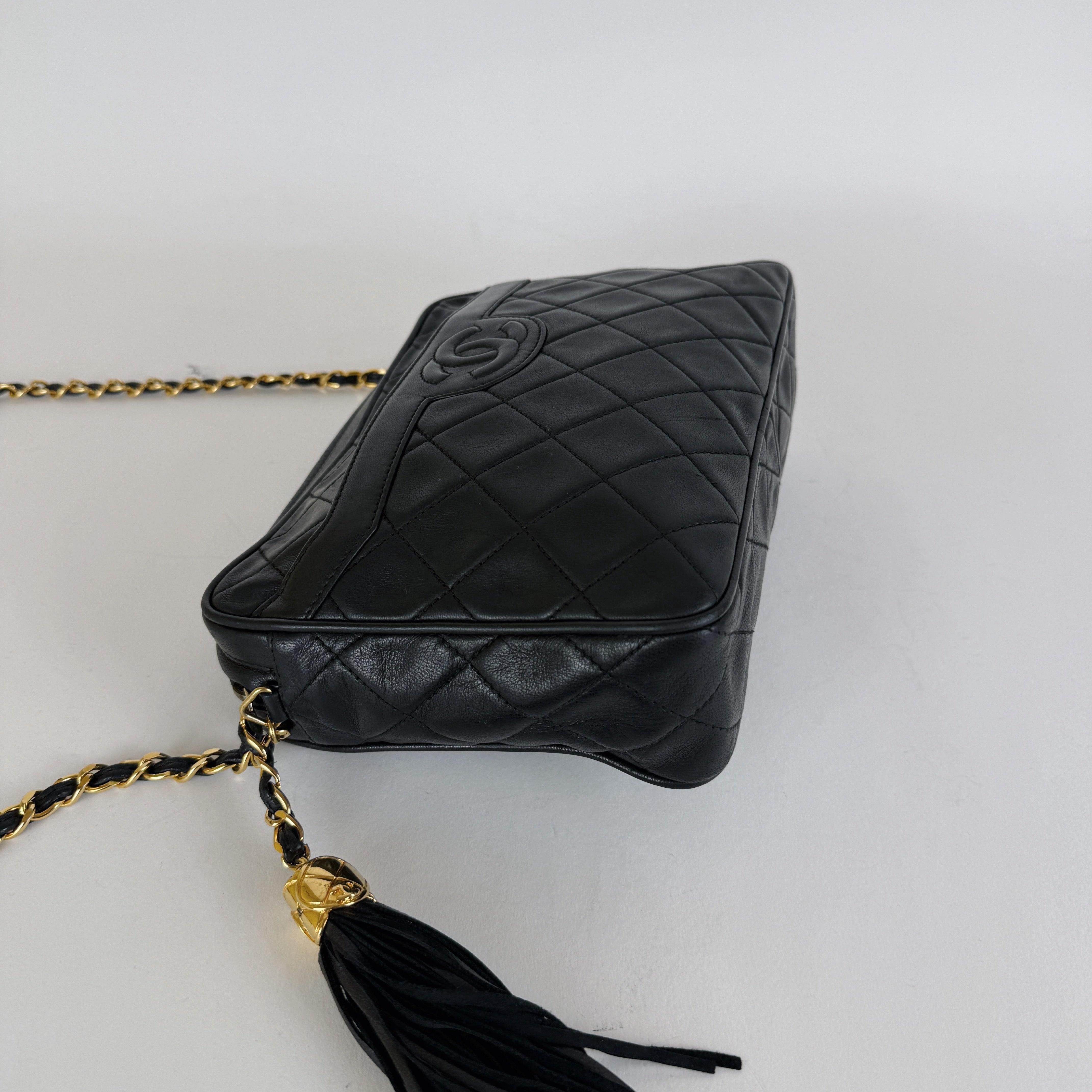 Vintage Camera Bag — 24K Gold Hardware