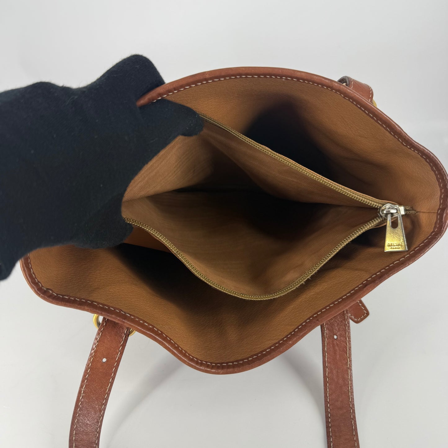 CÉLINE Macadam Bucket Tote Bag