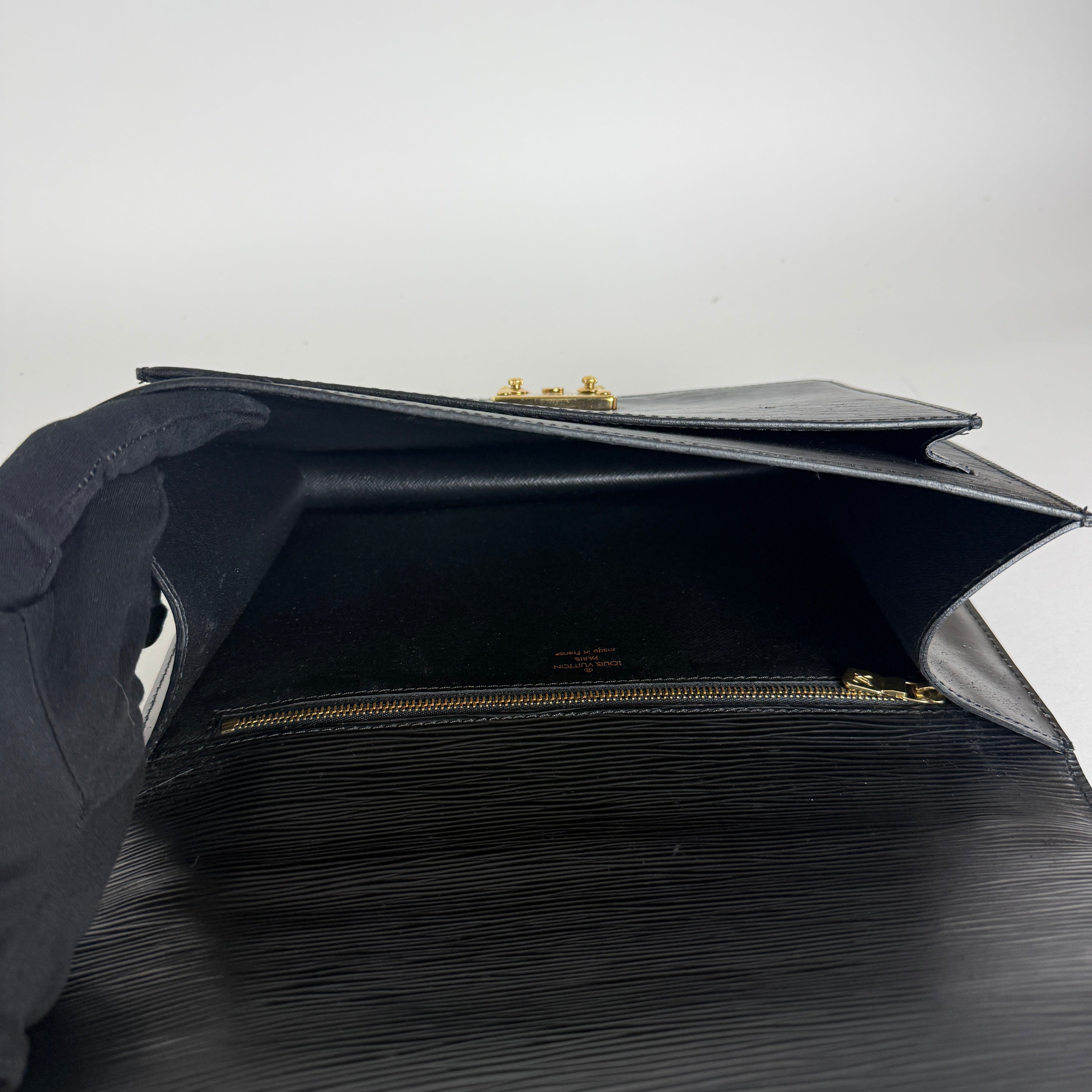 Monceau 28 — Black Epi Leather