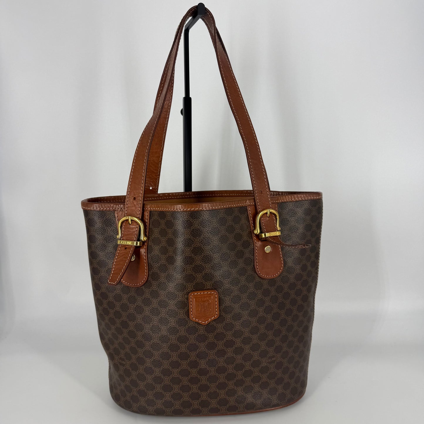 CÉLINE Macadam Bucket Tote Bag