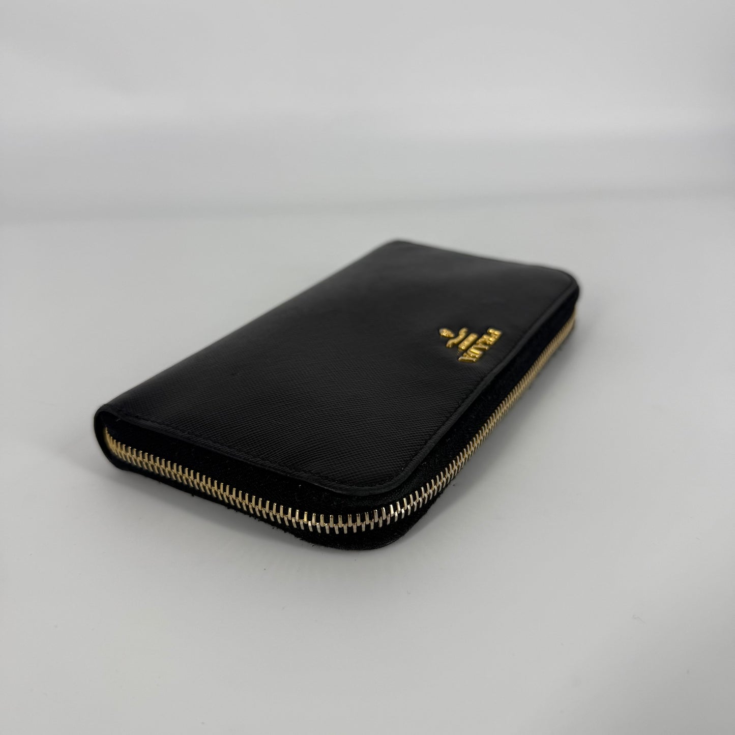 PRADA Saffiano Leather Long Wallet