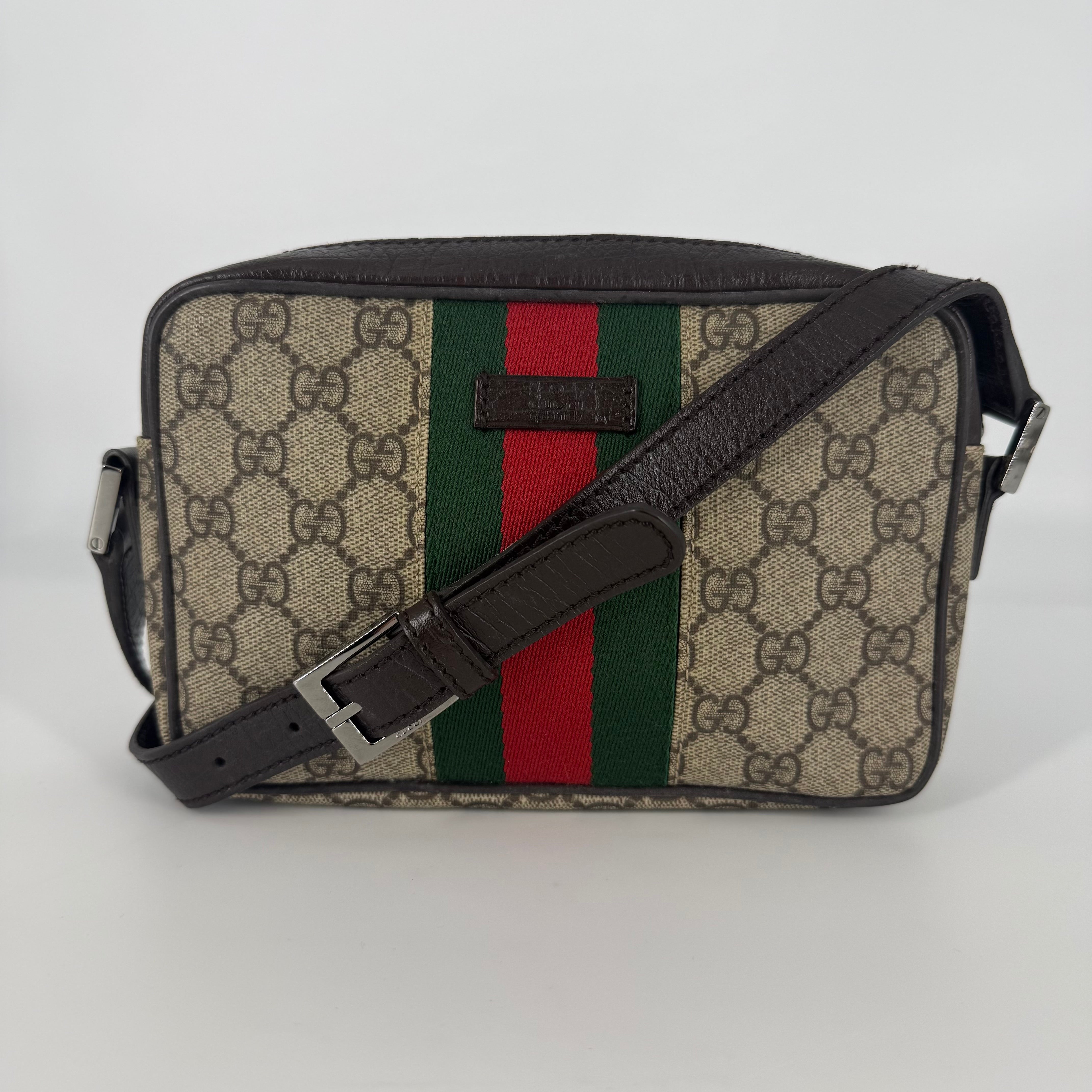 GG Supreme Web Crossbody