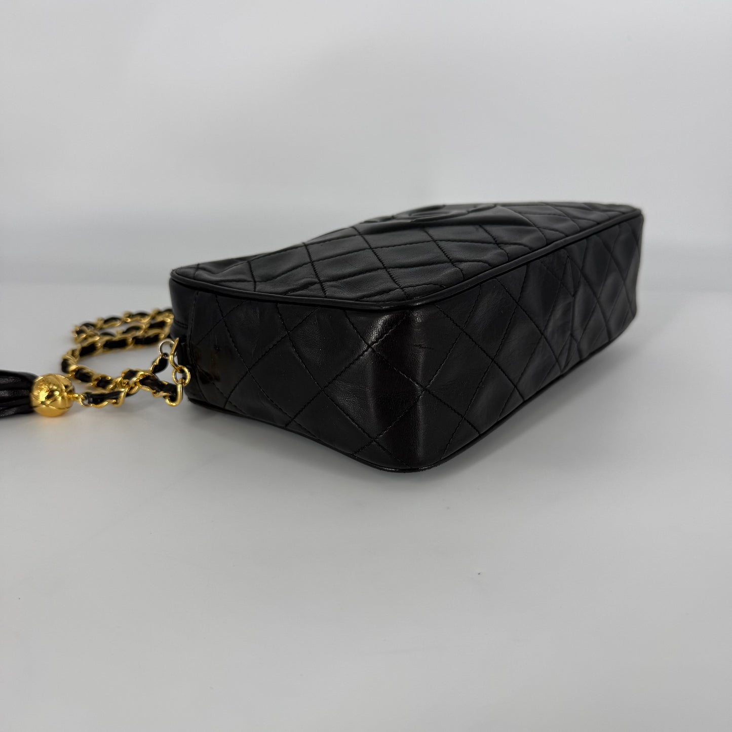 CHANEL Vintage 24-Karat Gold Camera Bag